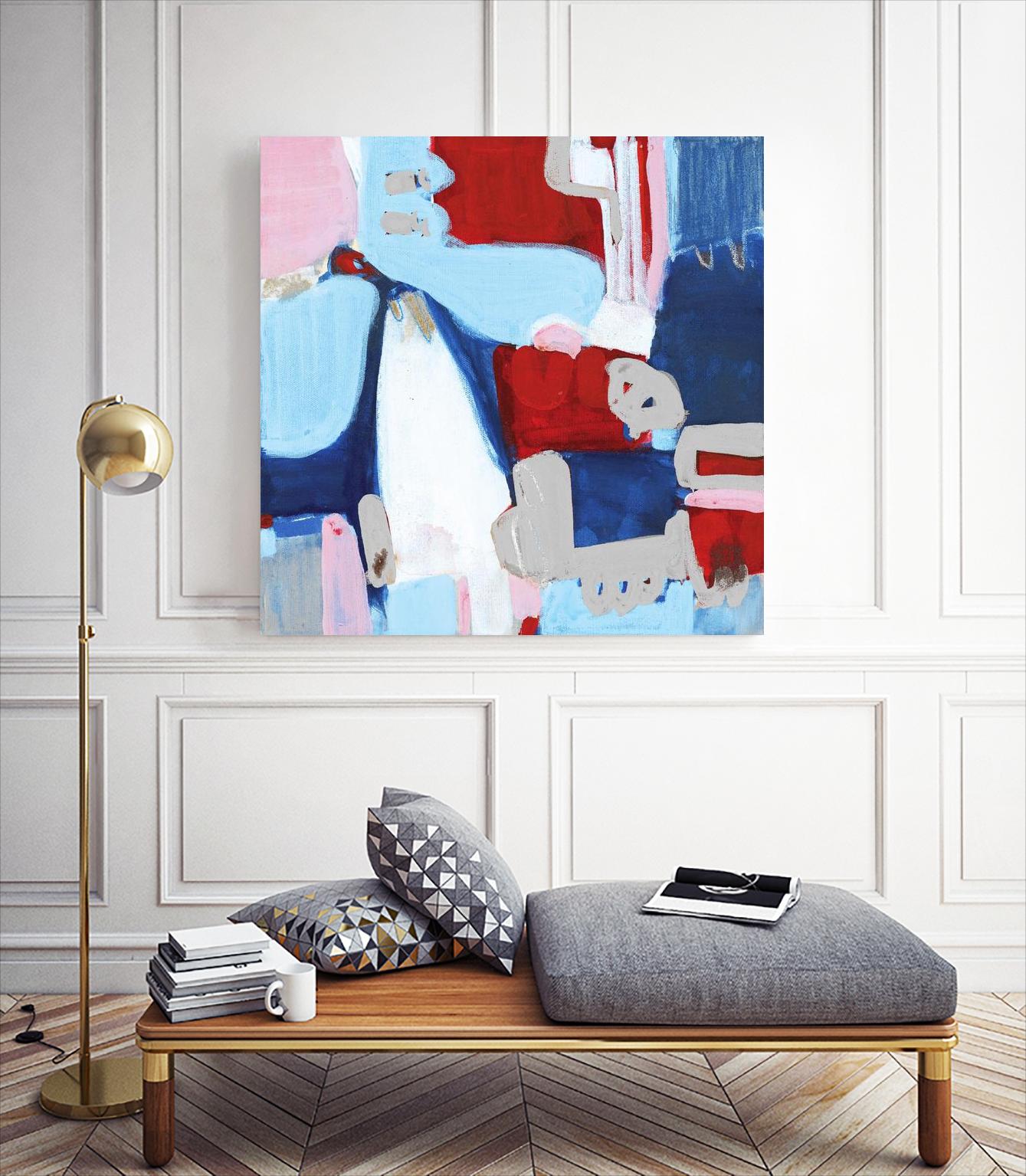 Little Secrets I by Bianka Guna on GIANT ART - white abstract