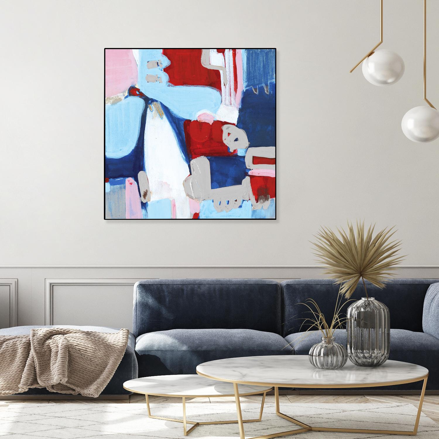 Little Secrets I by Bianka Guna on GIANT ART - white abstract