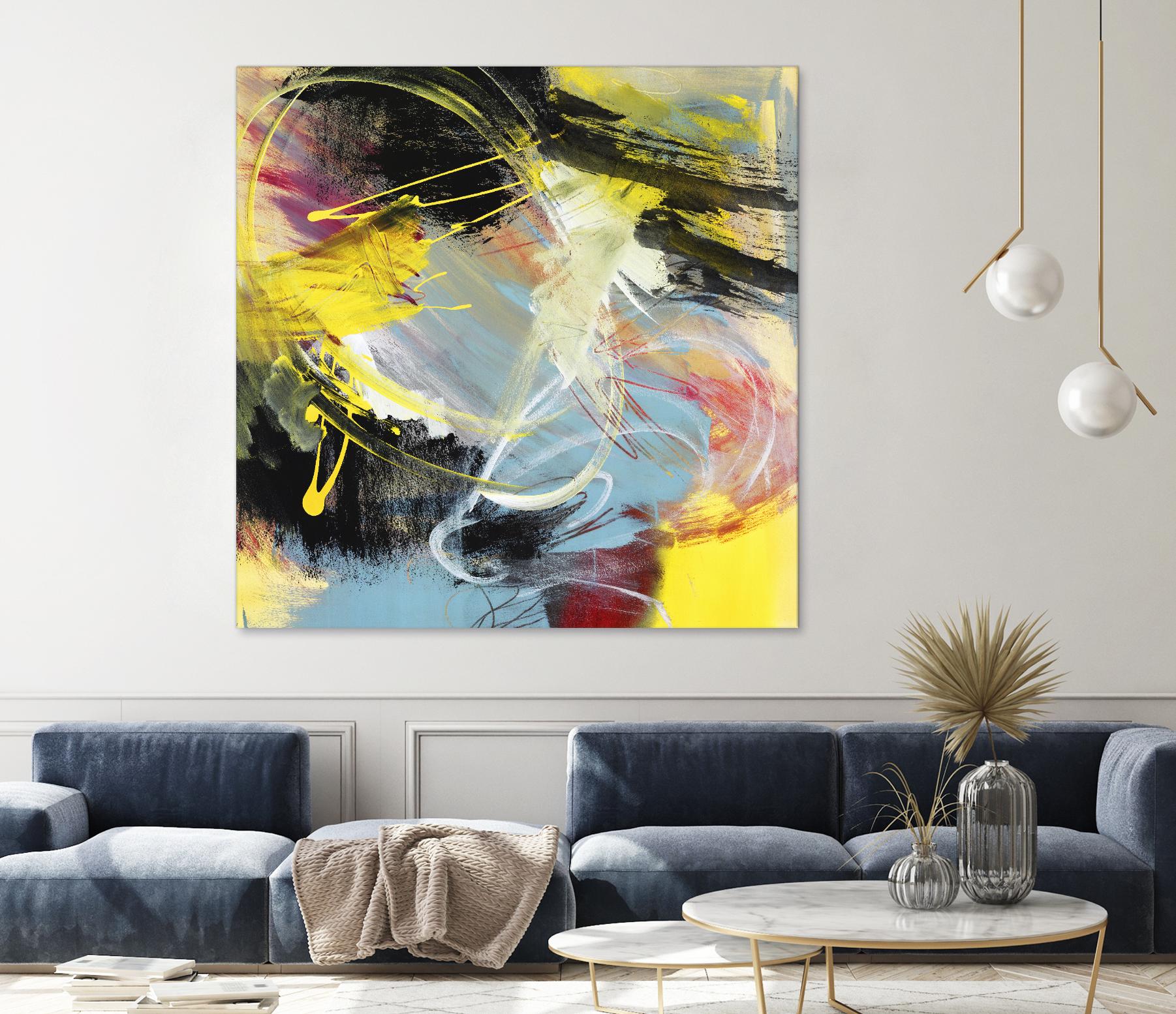 Storms in the Night by Bianka Guna on GIANT ART - black abstract