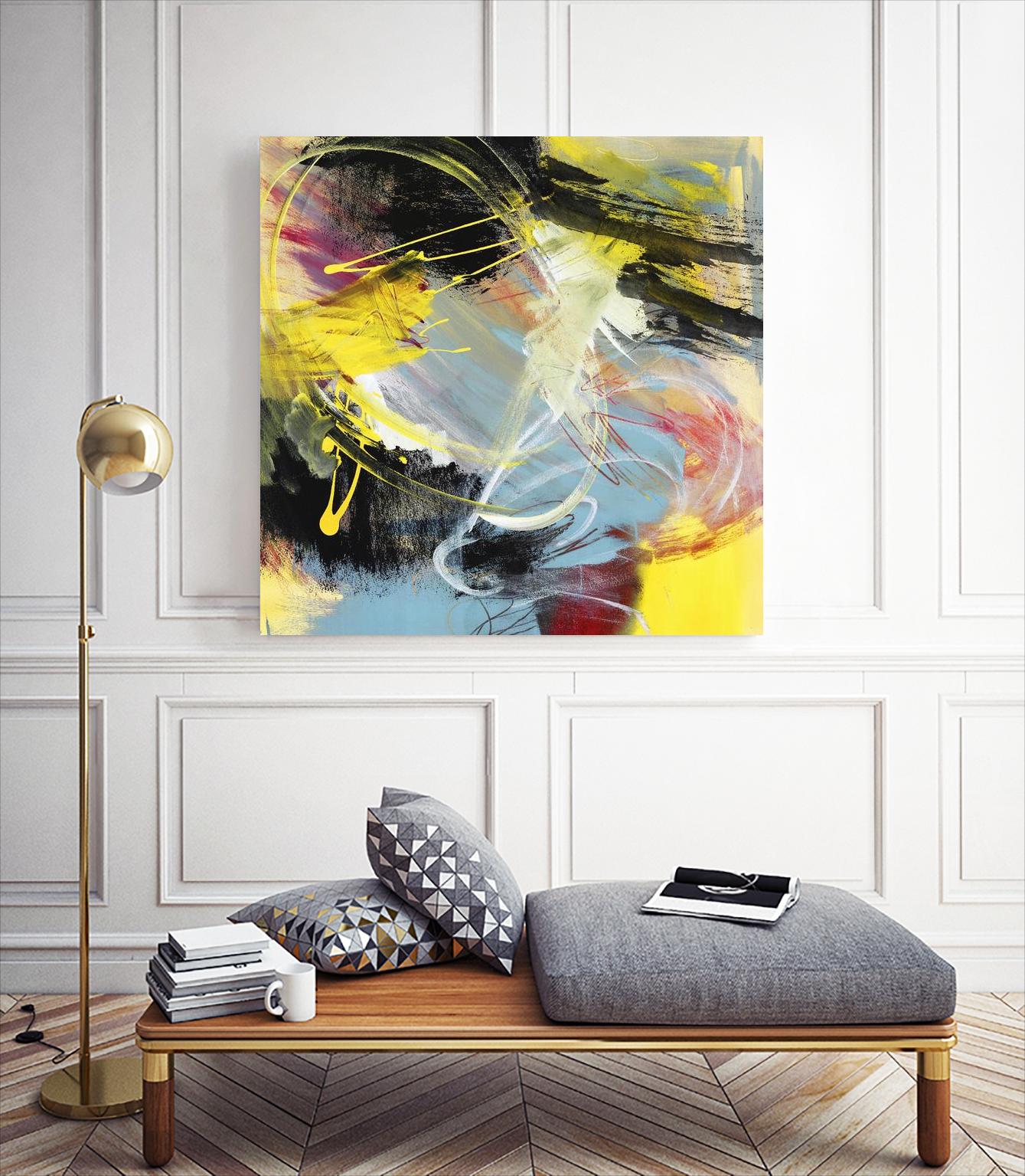 Storms in the Night by Bianka Guna on GIANT ART - black abstract