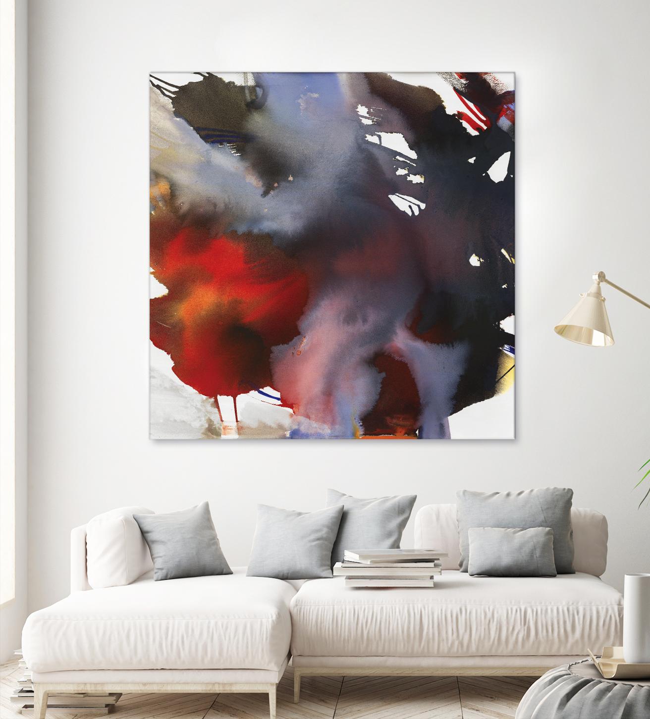 Spring Awakening by Bianka Guna on GIANT ART - red abstract