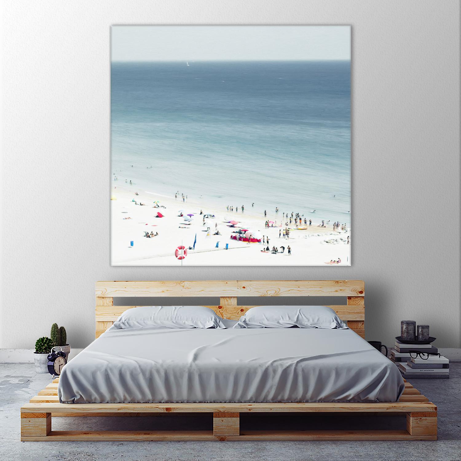 Sesimbra II by Ingrid Beddoes on GIANT ART - white sea scene