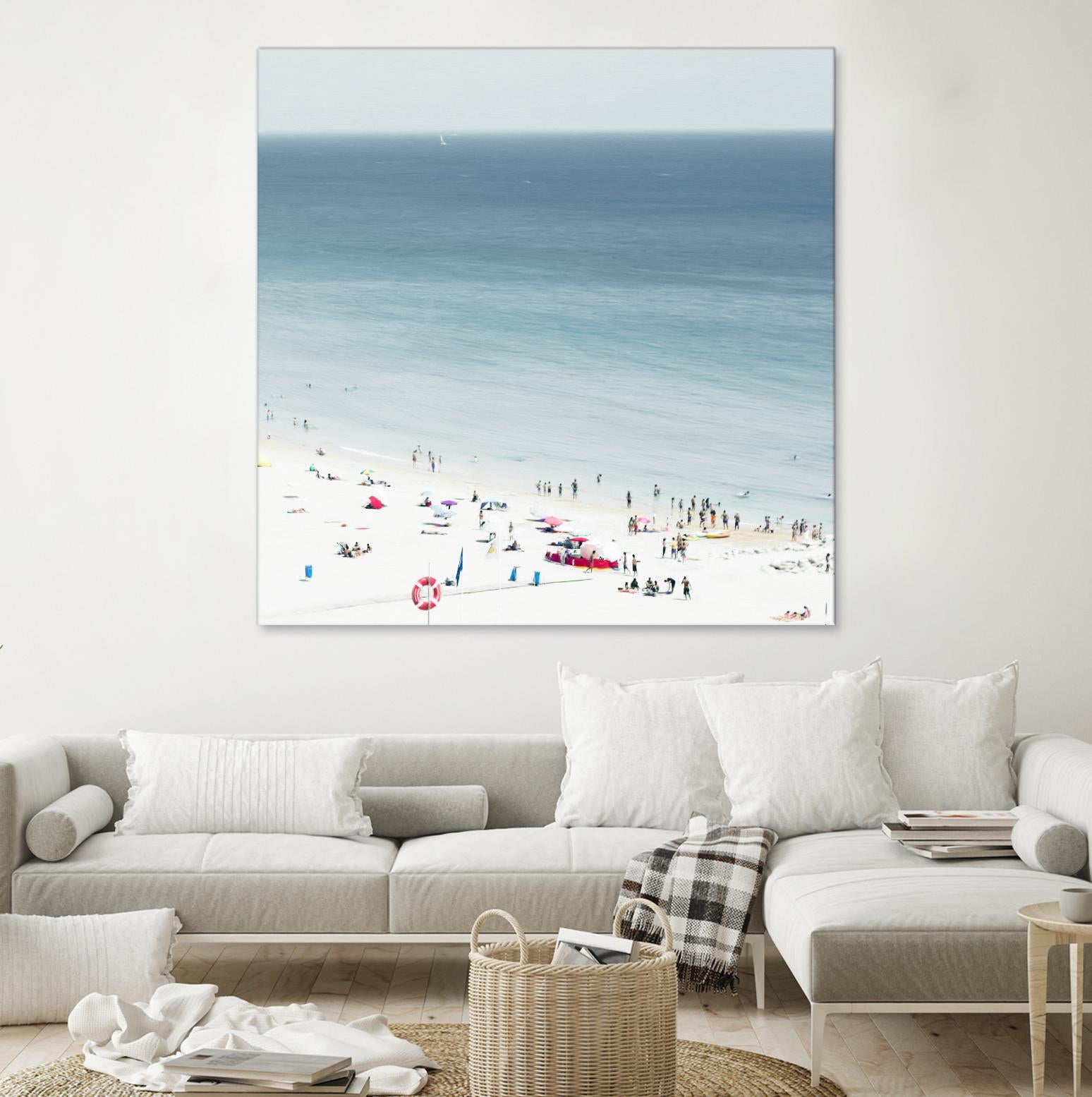 Sesimbra II by Ingrid Beddoes on GIANT ART - white sea scene