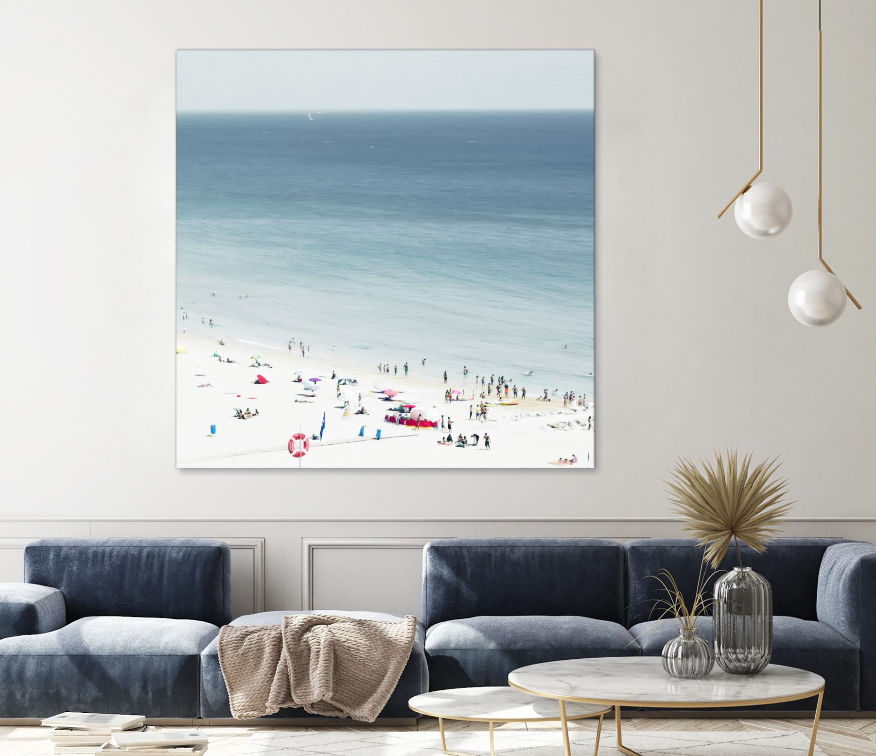 Sesimbra II by Ingrid Beddoes on GIANT ART - white sea scene