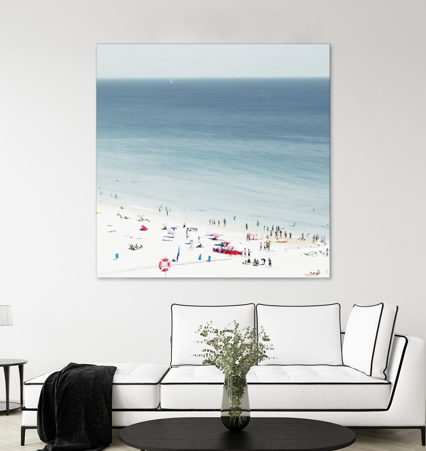 Sesimbra II by Ingrid Beddoes on GIANT ART - white sea scene