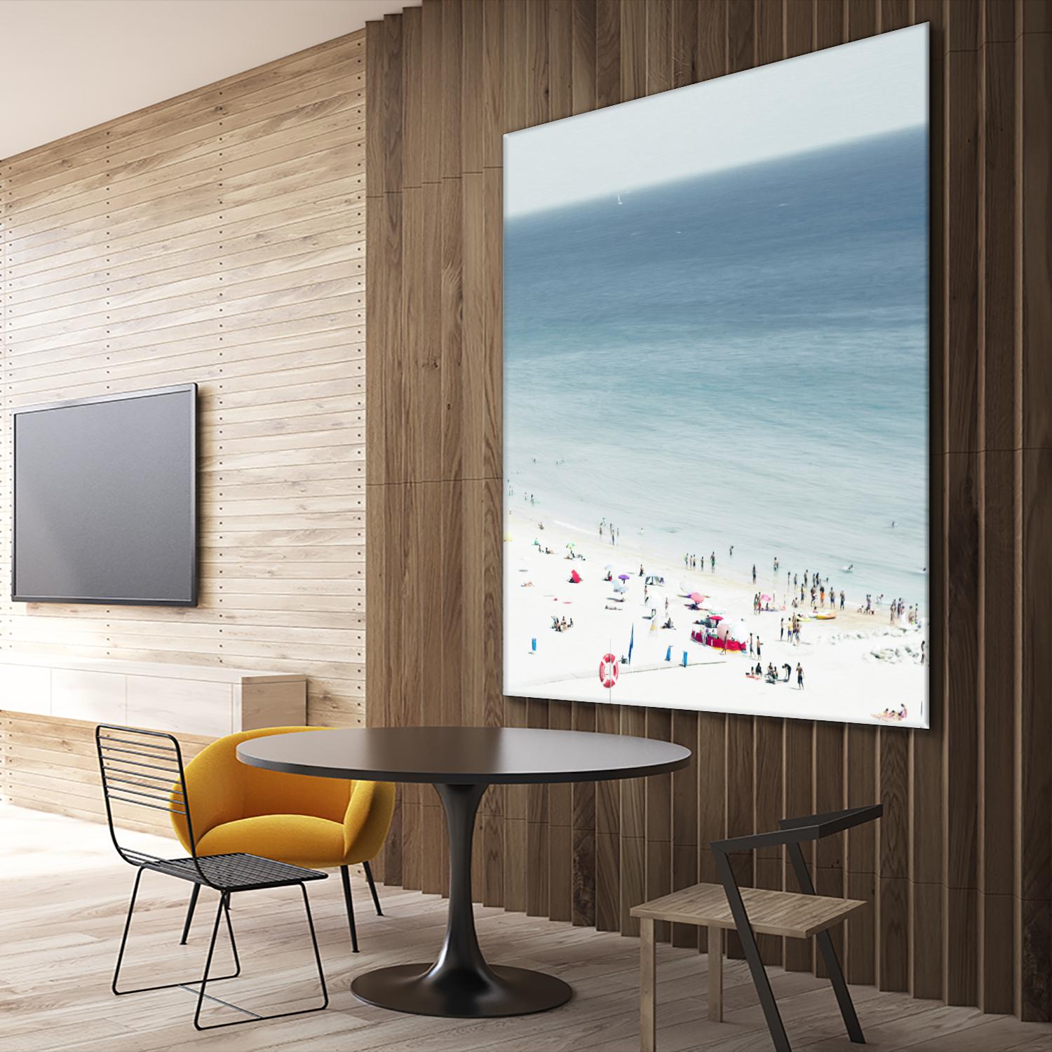 Sesimbra II by Ingrid Beddoes on GIANT ART - white sea scene