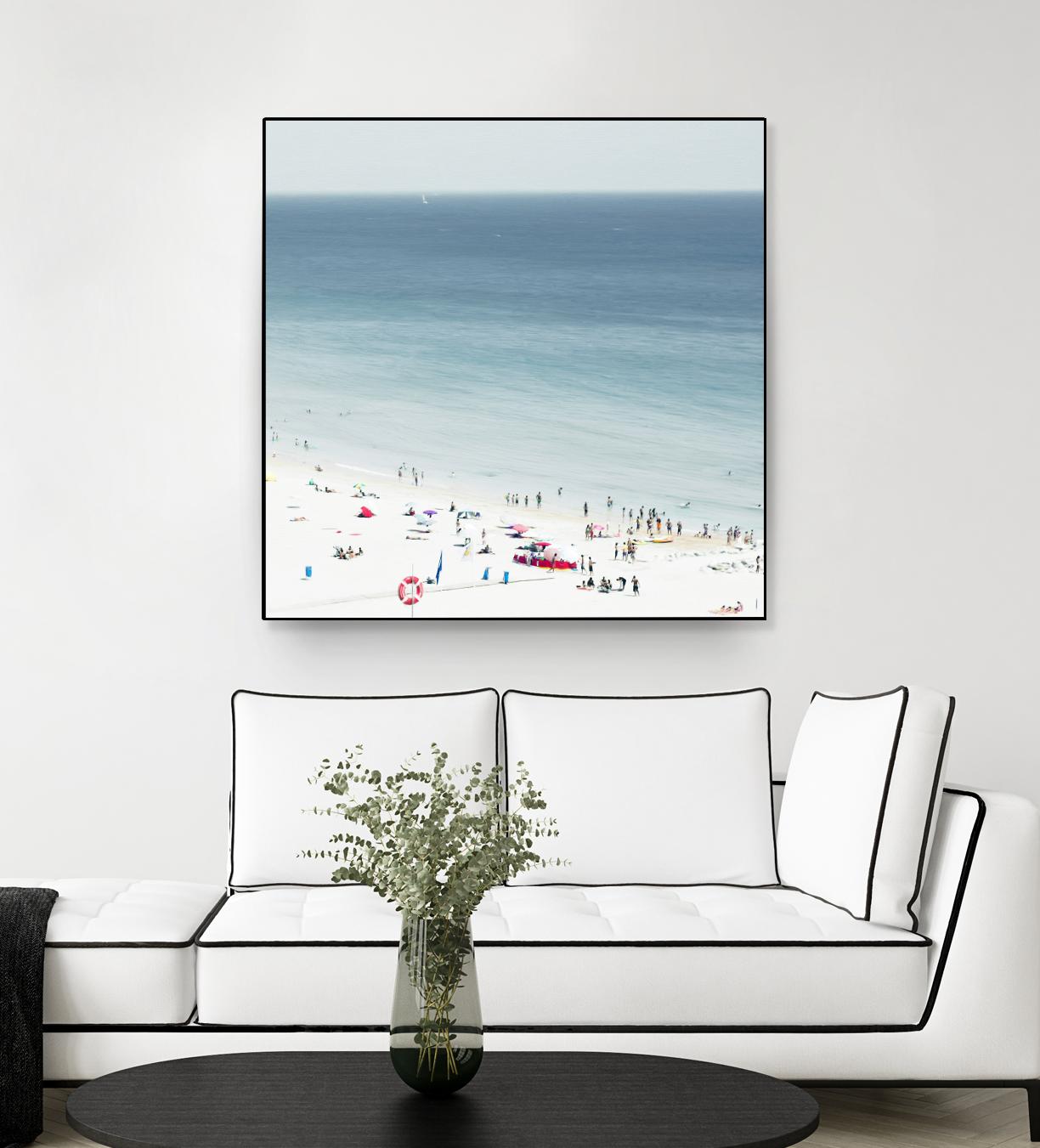 Sesimbra II by Ingrid Beddoes on GIANT ART - white sea scene