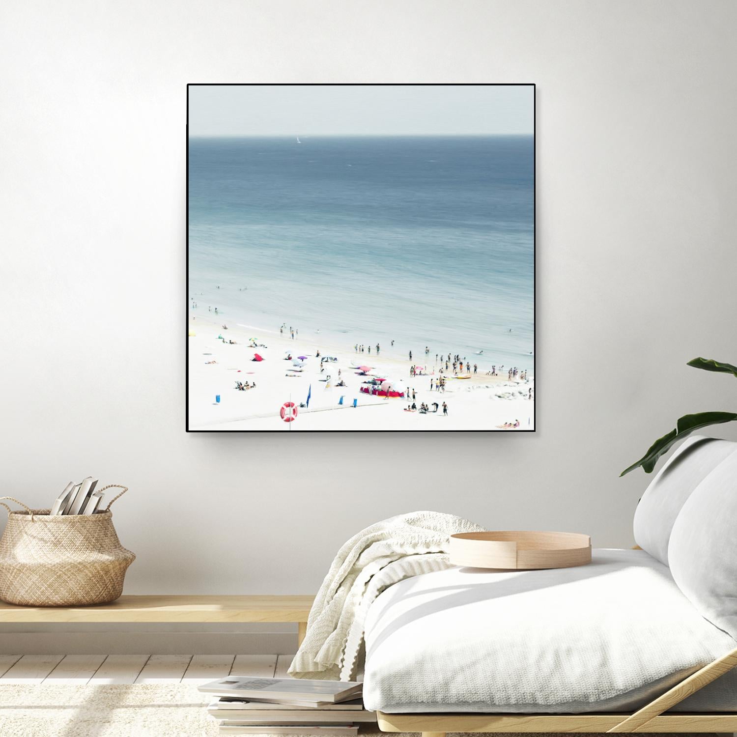Sesimbra II by Ingrid Beddoes on GIANT ART - white sea scene
