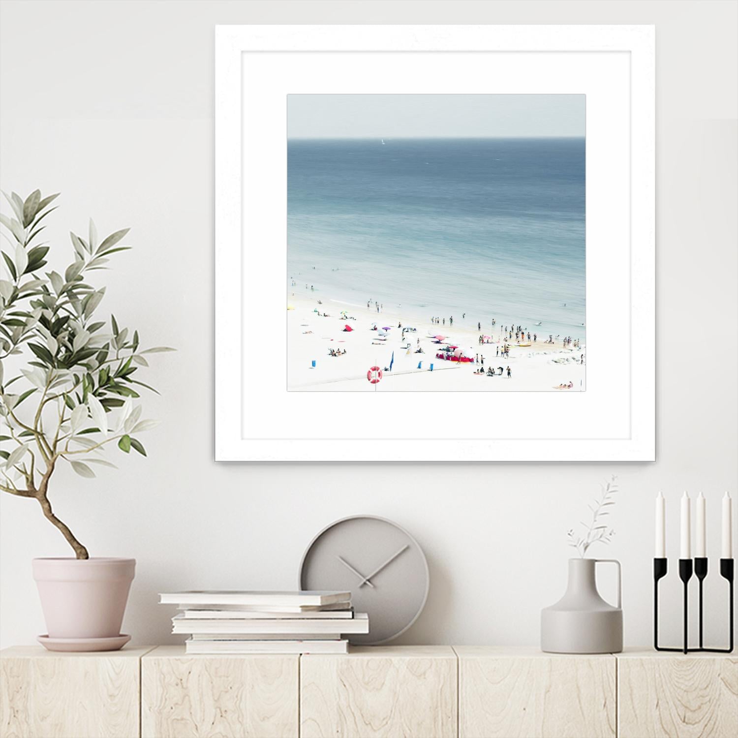 Sesimbra II by Ingrid Beddoes on GIANT ART - white sea scene