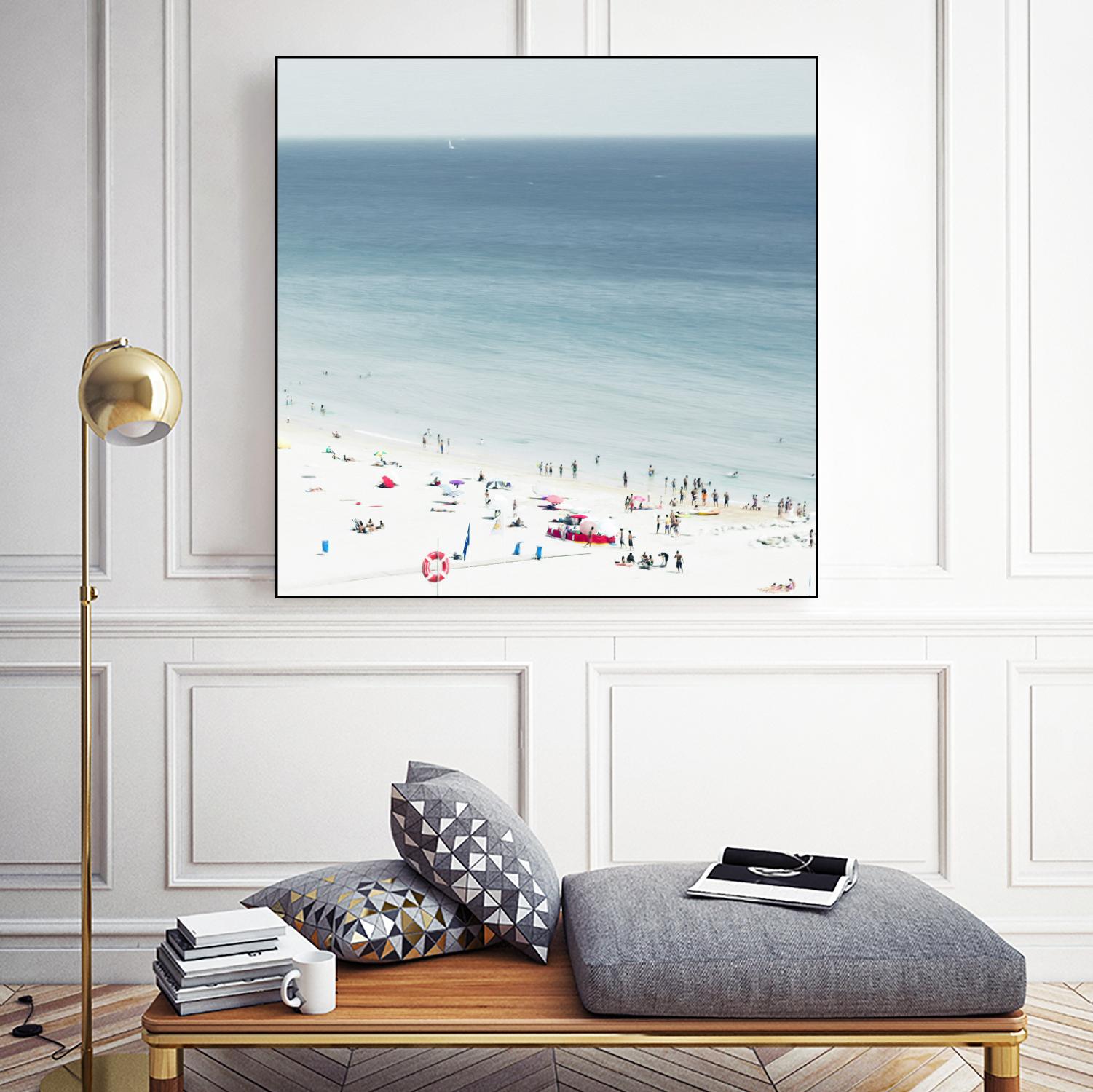 Sesimbra II by Ingrid Beddoes on GIANT ART - white sea scene