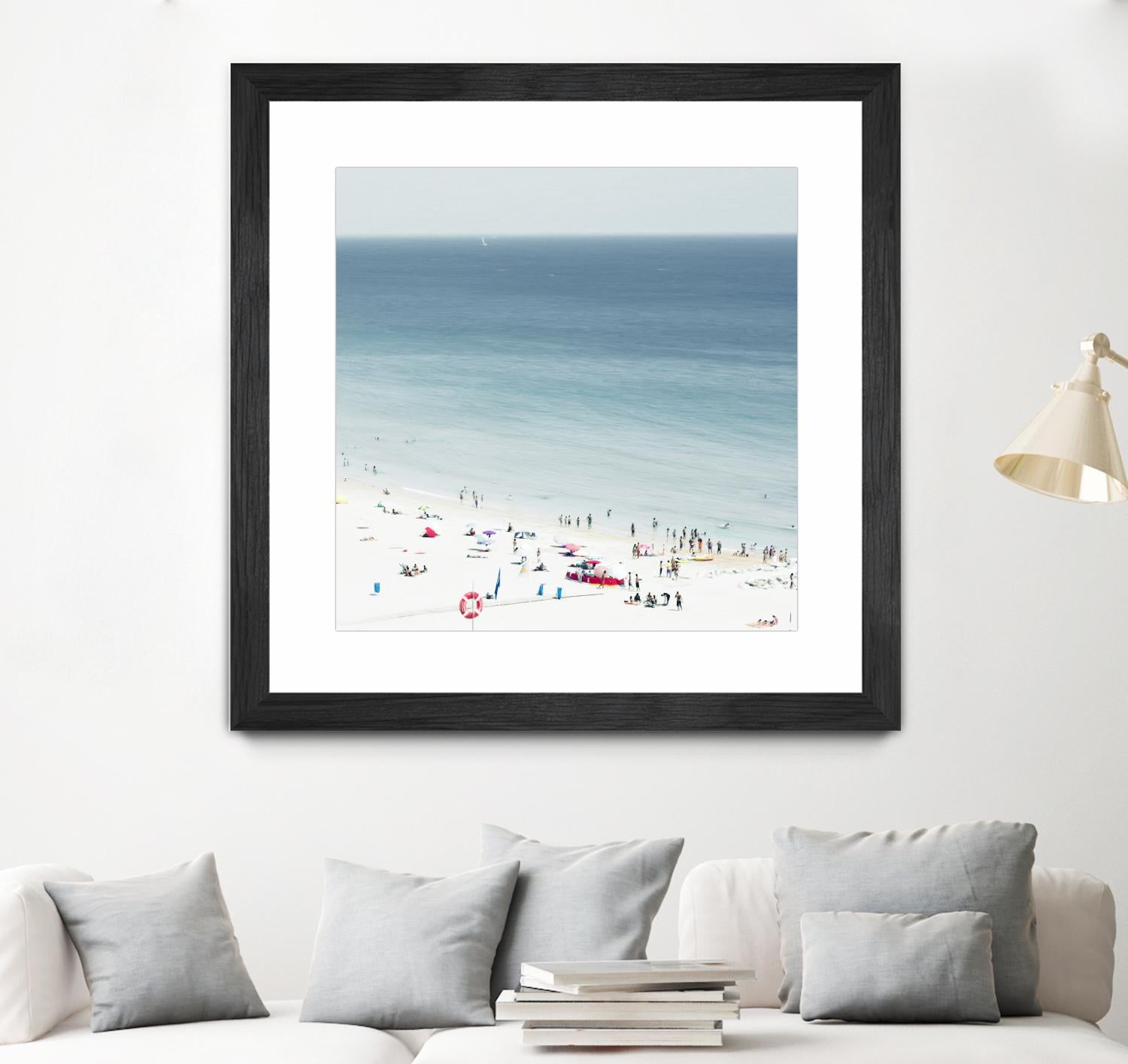 Sesimbra II by Ingrid Beddoes on GIANT ART - white sea scene