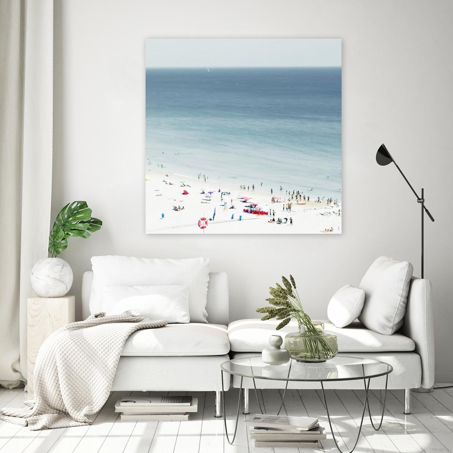 Sesimbra II by Ingrid Beddoes on GIANT ART - white sea scene