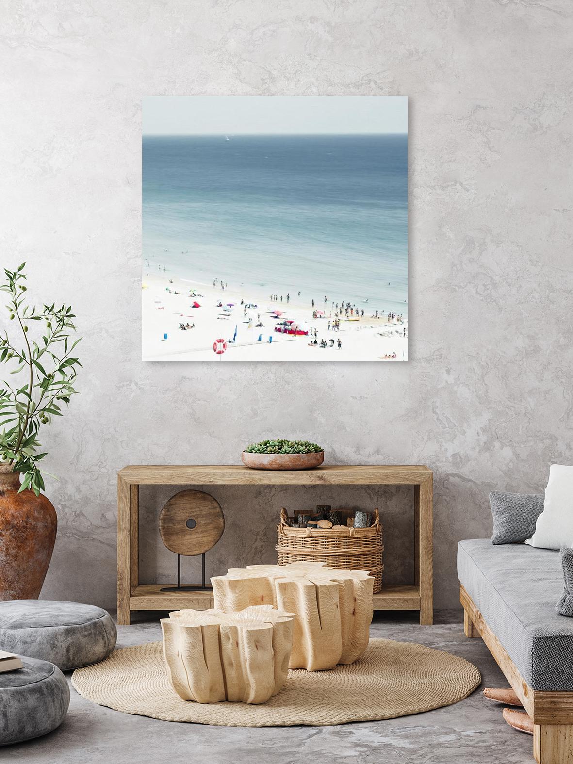 Sesimbra II by Ingrid Beddoes on GIANT ART - white sea scene