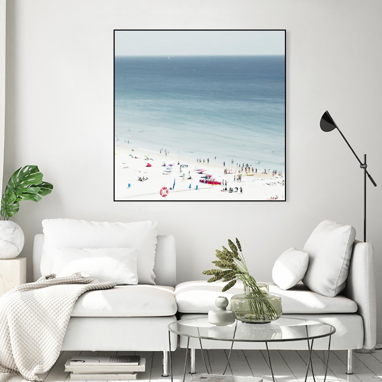 Sesimbra II by Ingrid Beddoes on GIANT ART - white sea scene