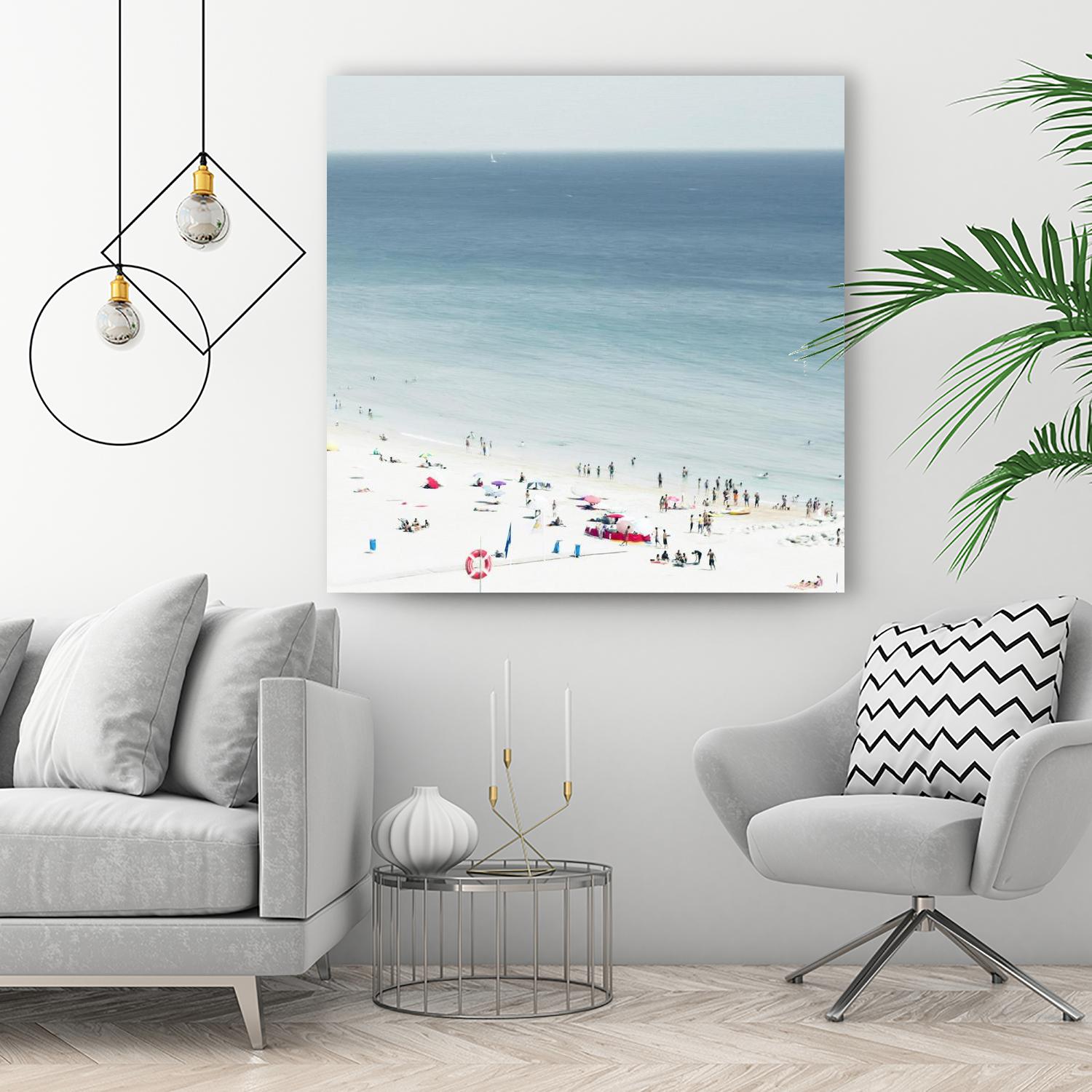 Sesimbra II by Ingrid Beddoes on GIANT ART - white sea scene