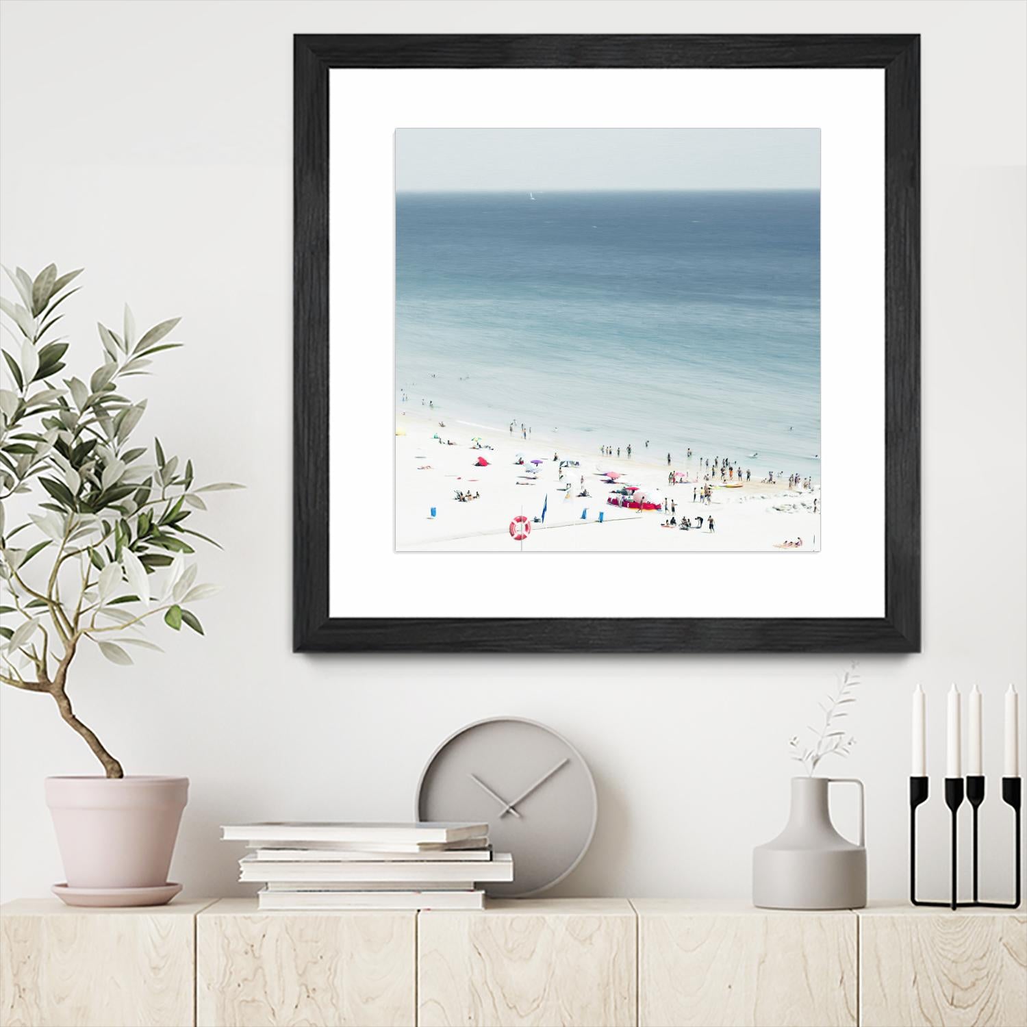 Sesimbra II by Ingrid Beddoes on GIANT ART - white sea scene