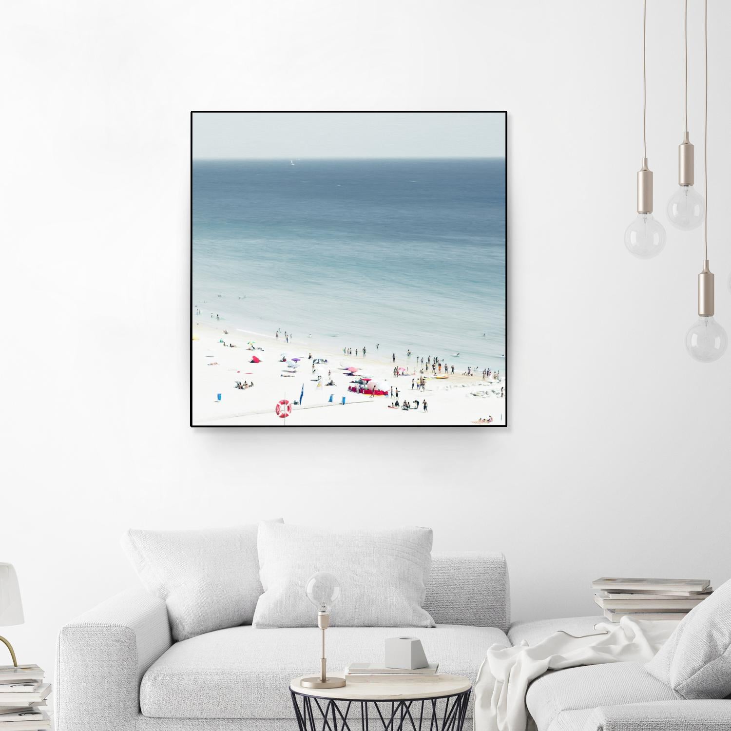 Sesimbra II by Ingrid Beddoes on GIANT ART - white sea scene