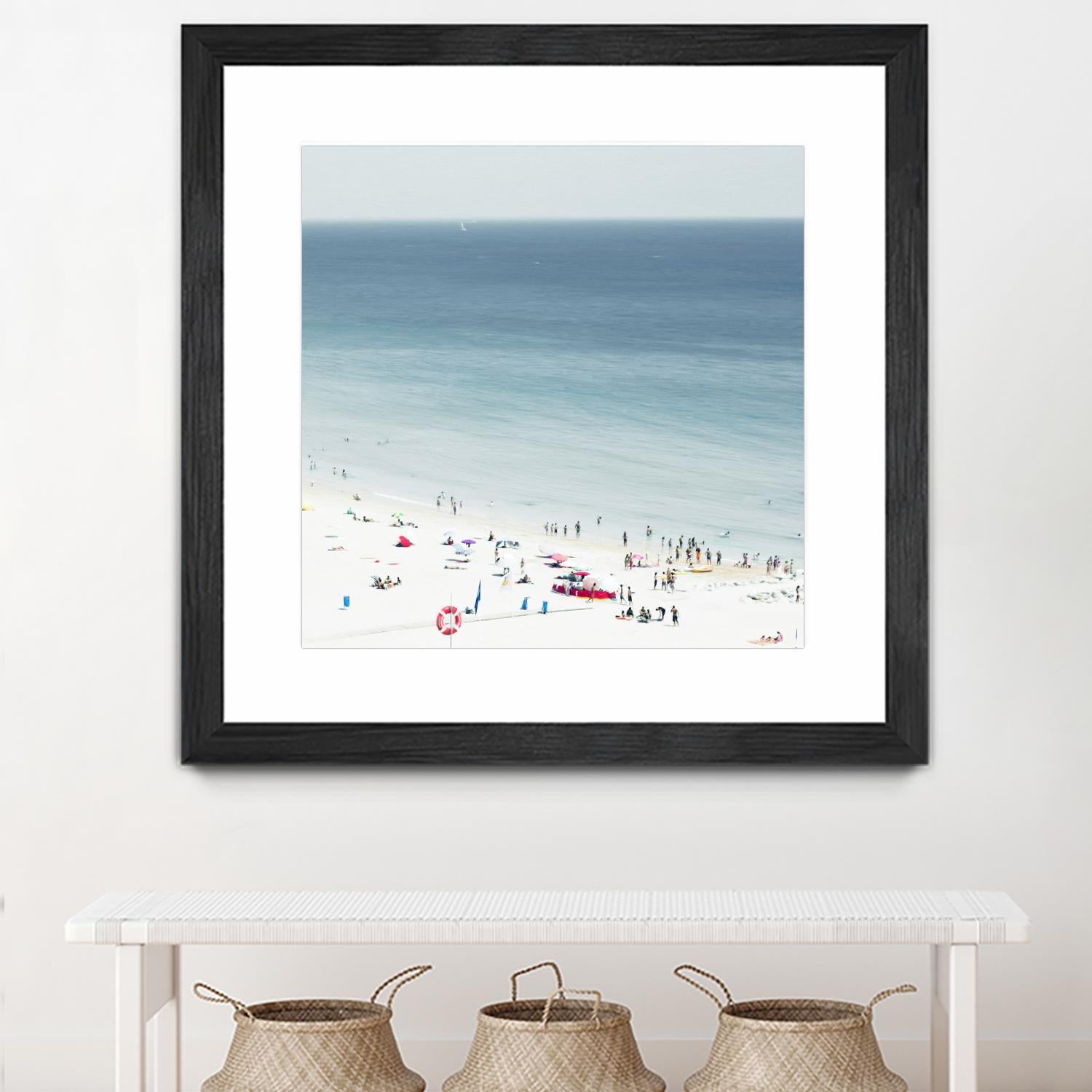 Sesimbra II by Ingrid Beddoes on GIANT ART - white sea scene
