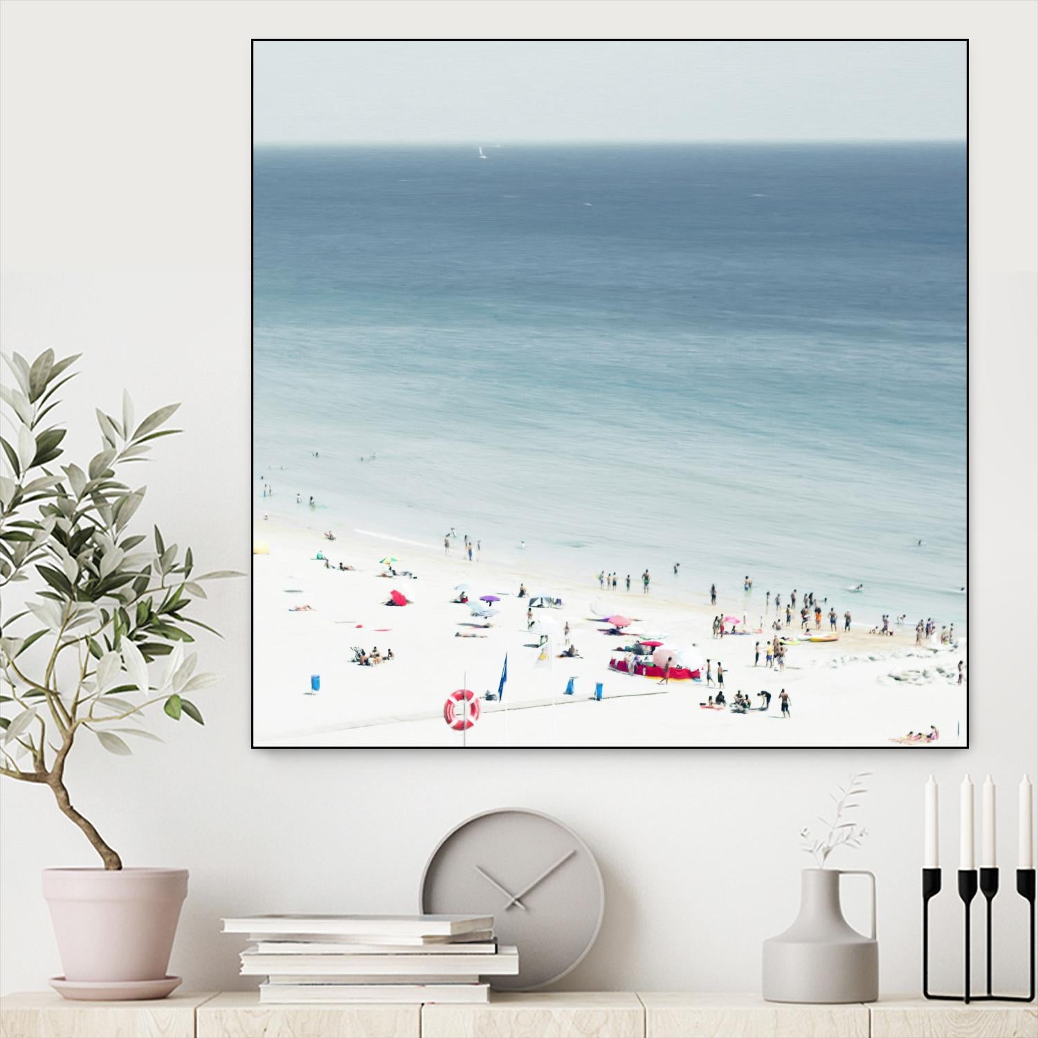 Sesimbra II by Ingrid Beddoes on GIANT ART - white sea scene