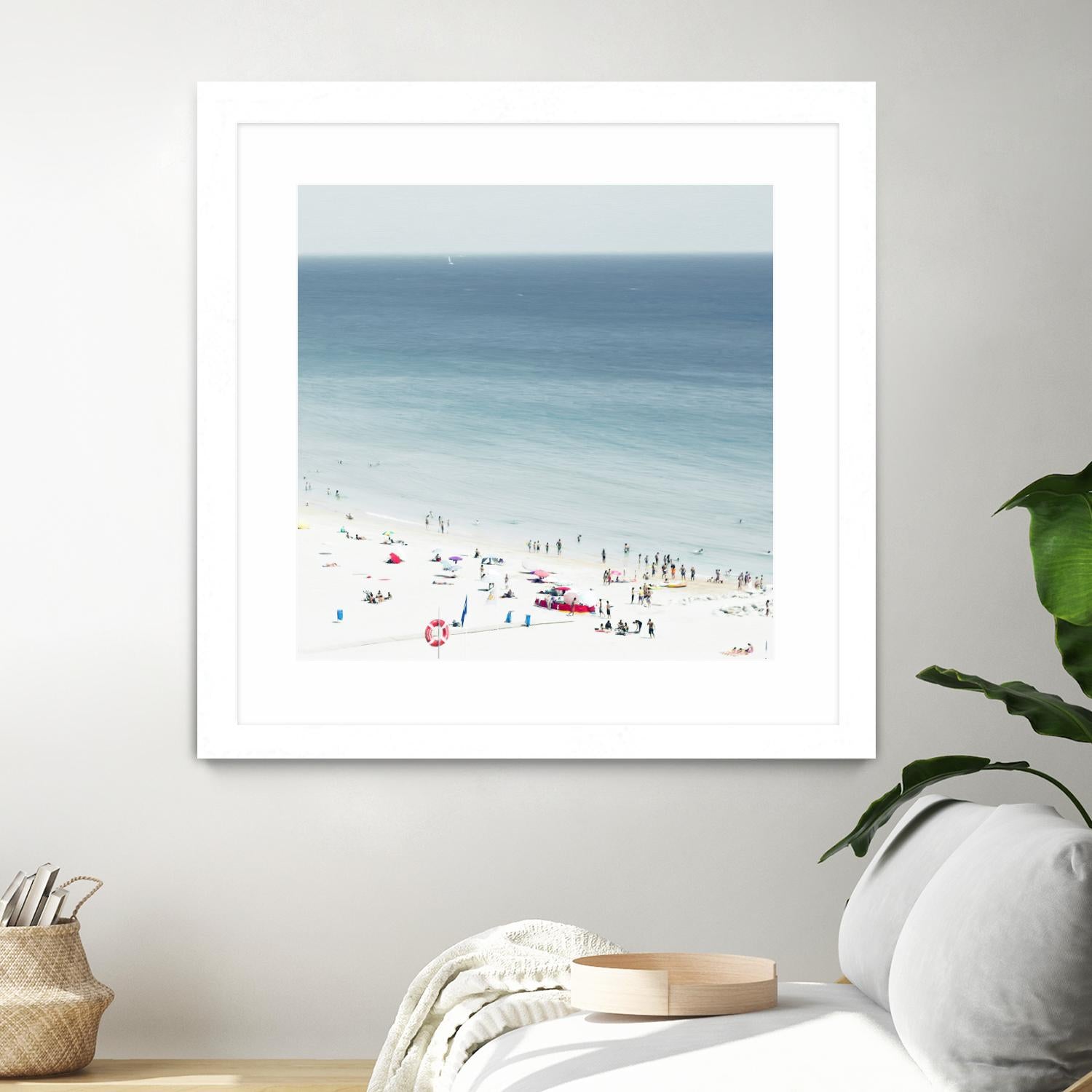 Sesimbra II by Ingrid Beddoes on GIANT ART - white sea scene