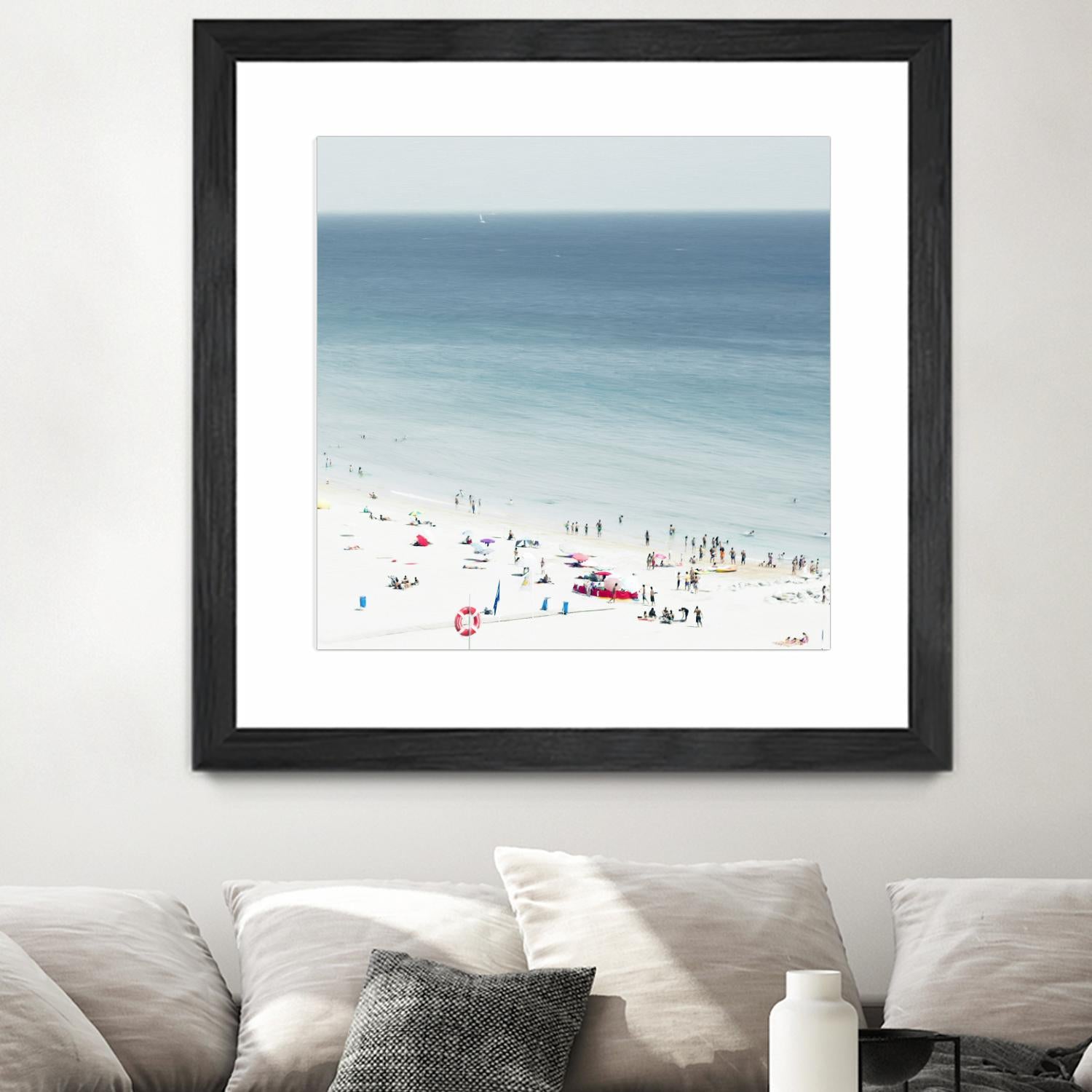 Sesimbra II by Ingrid Beddoes on GIANT ART - white sea scene