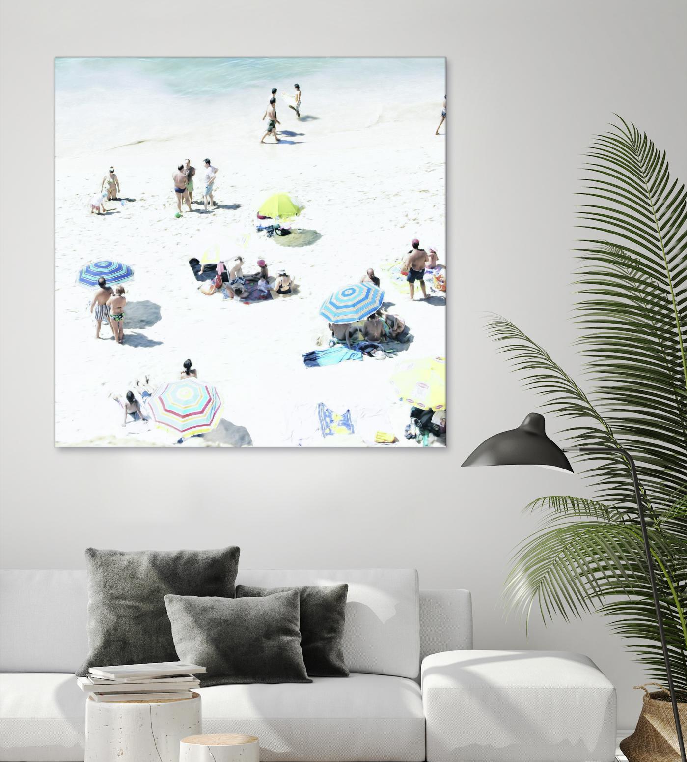 Happy Days by Ingrid Beddoes on GIANT ART - white sea scene