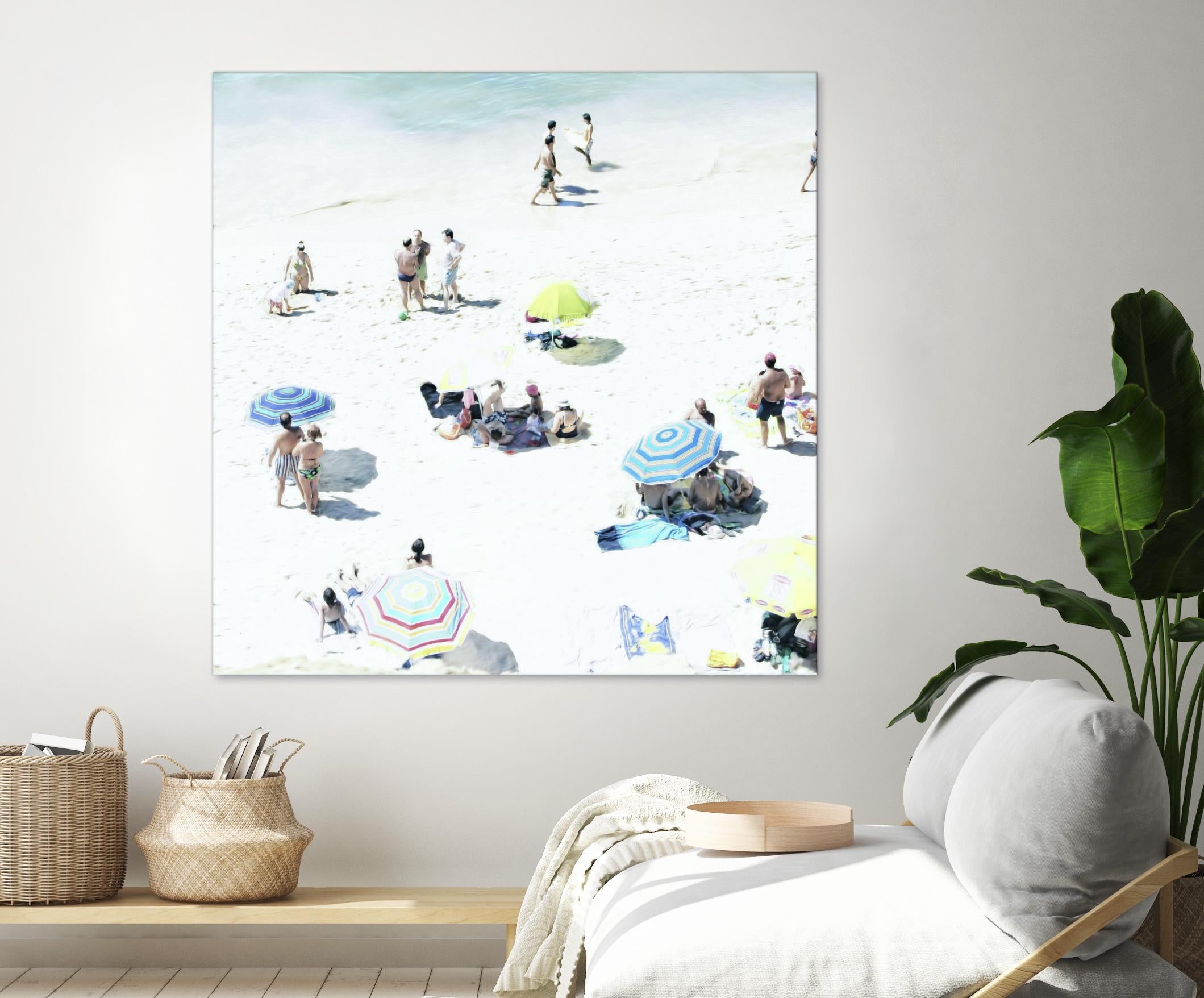 Happy Days by Ingrid Beddoes on GIANT ART - white sea scene