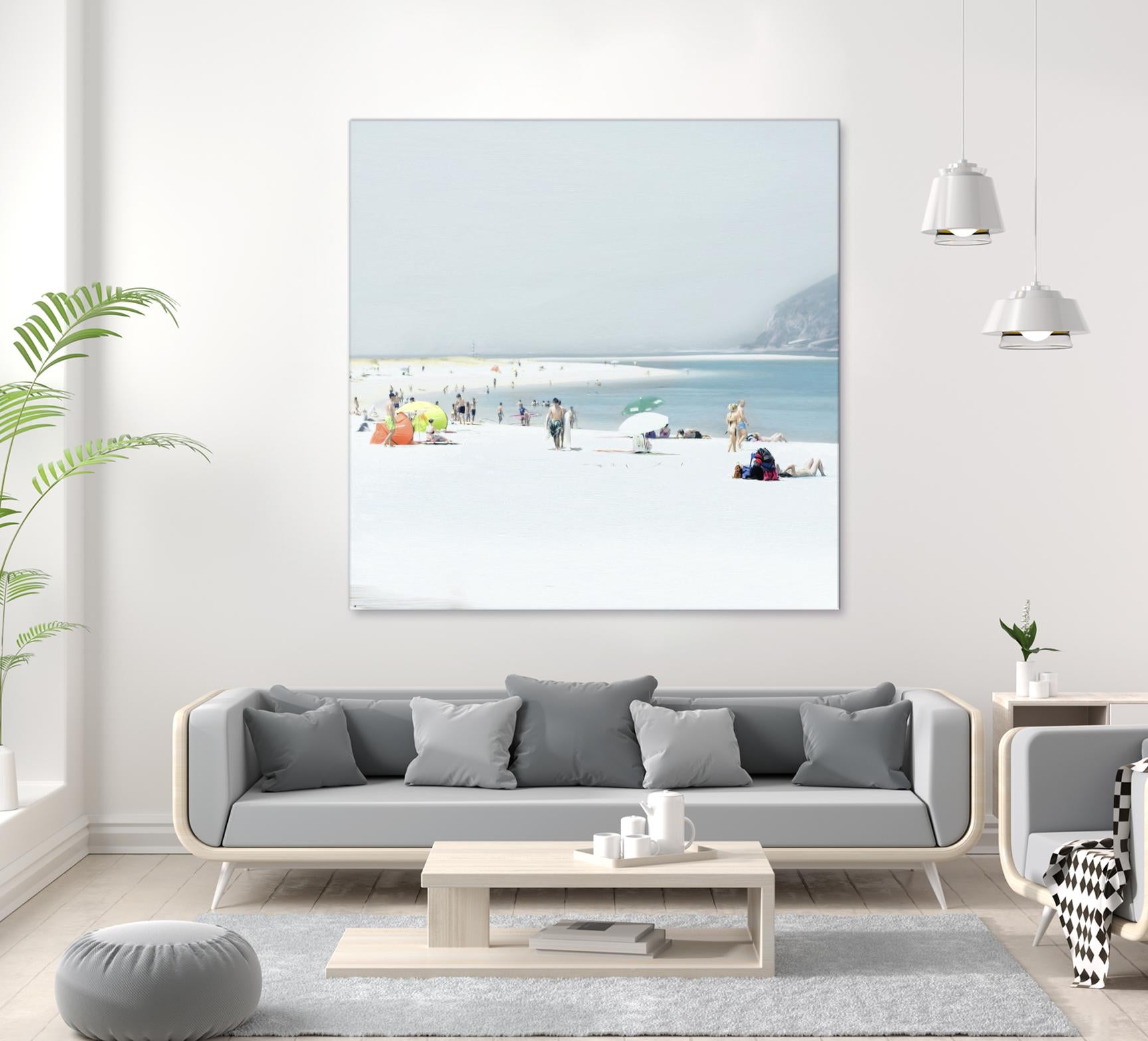 Troia by Ingrid Beddoes on GIANT ART - white sea scene