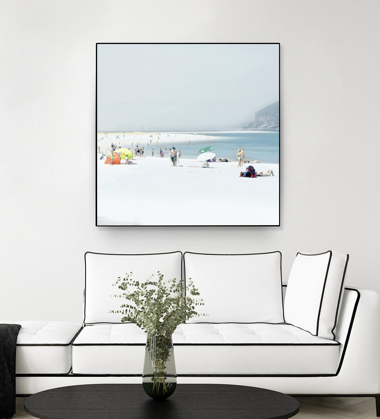 Troia by Ingrid Beddoes on GIANT ART - white sea scene