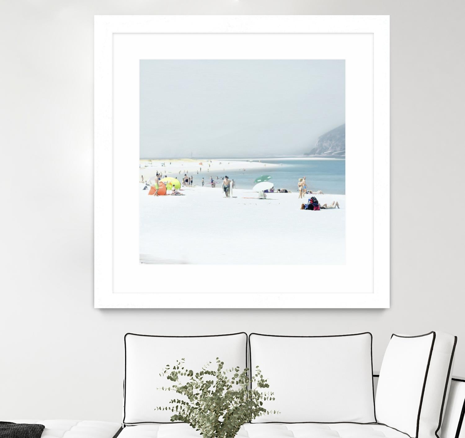 Troia by Ingrid Beddoes on GIANT ART - white sea scene