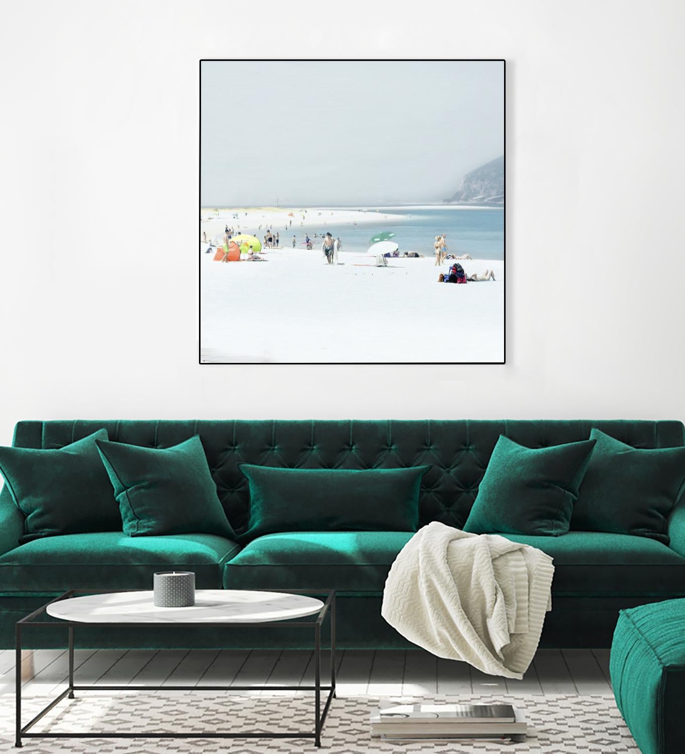 Troia by Ingrid Beddoes on GIANT ART - white sea scene