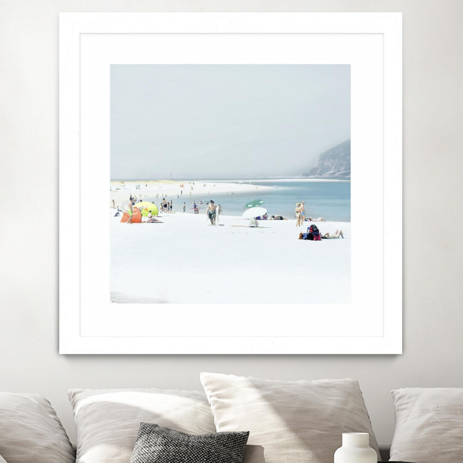 Troia by Ingrid Beddoes on GIANT ART - white sea scene