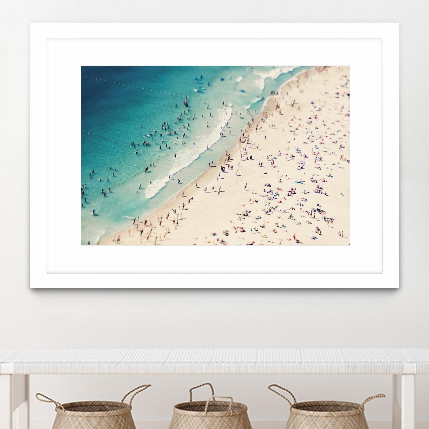 Summer Fun I by Ingrid Beddoes on GIANT ART - beige photograpy sand