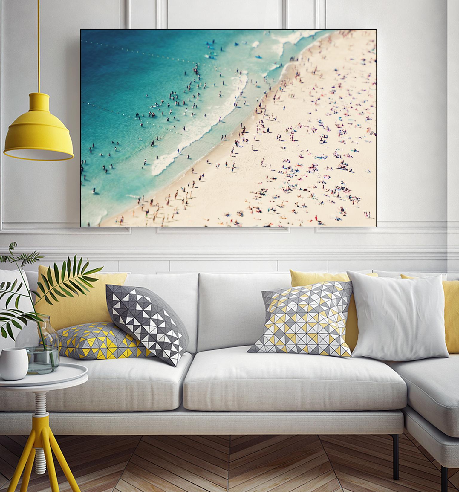 Summer Fun I by Ingrid Beddoes on GIANT ART - beige photograpy sand