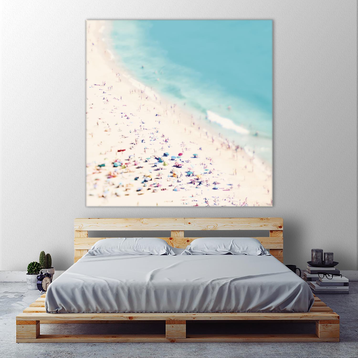 Beach Love by Ingrid Beddoes on GIANT ART - beige sea scene