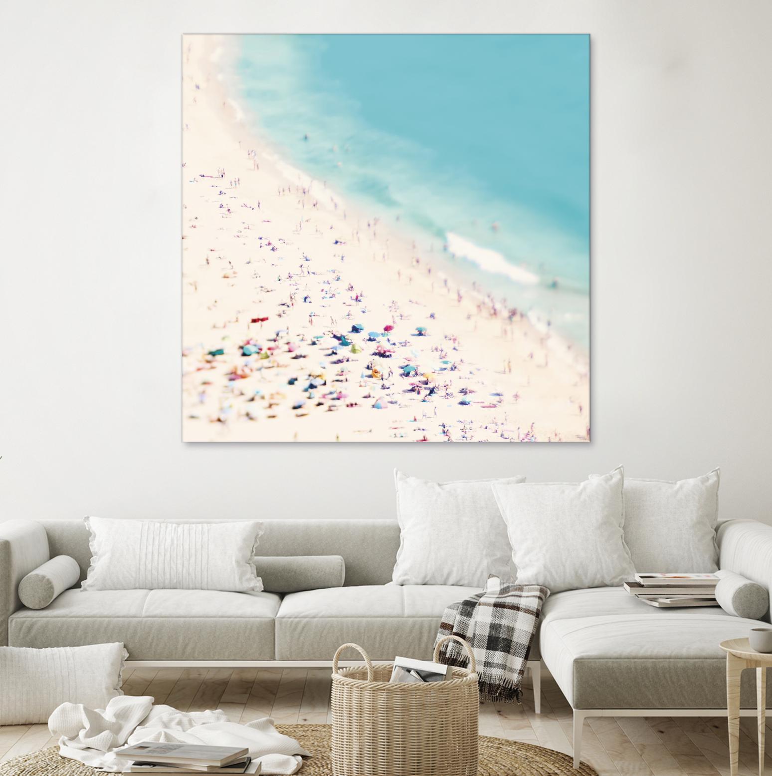 Beach Love by Ingrid Beddoes on GIANT ART - beige sea scene