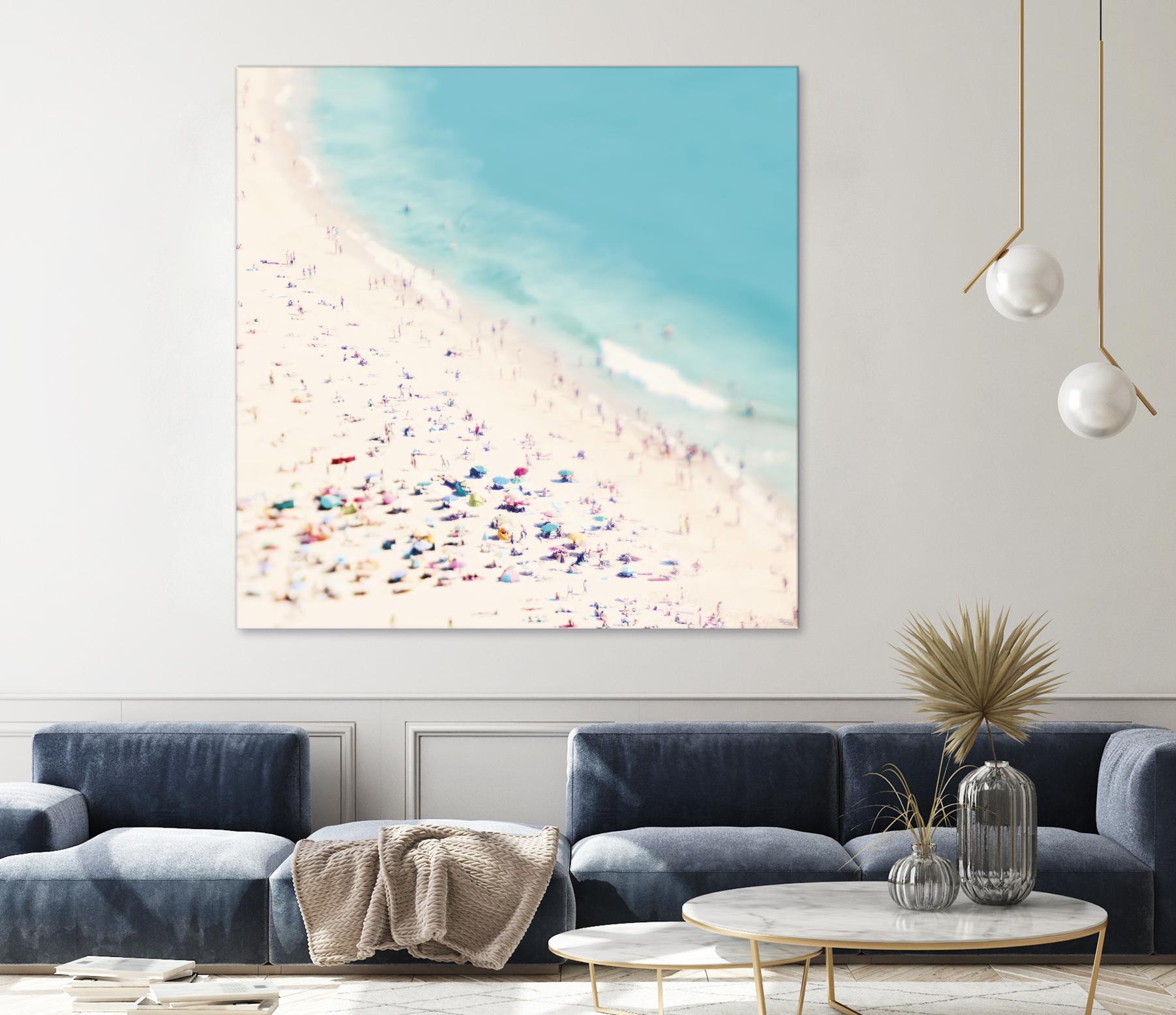 Beach Love by Ingrid Beddoes on GIANT ART - beige sea scene
