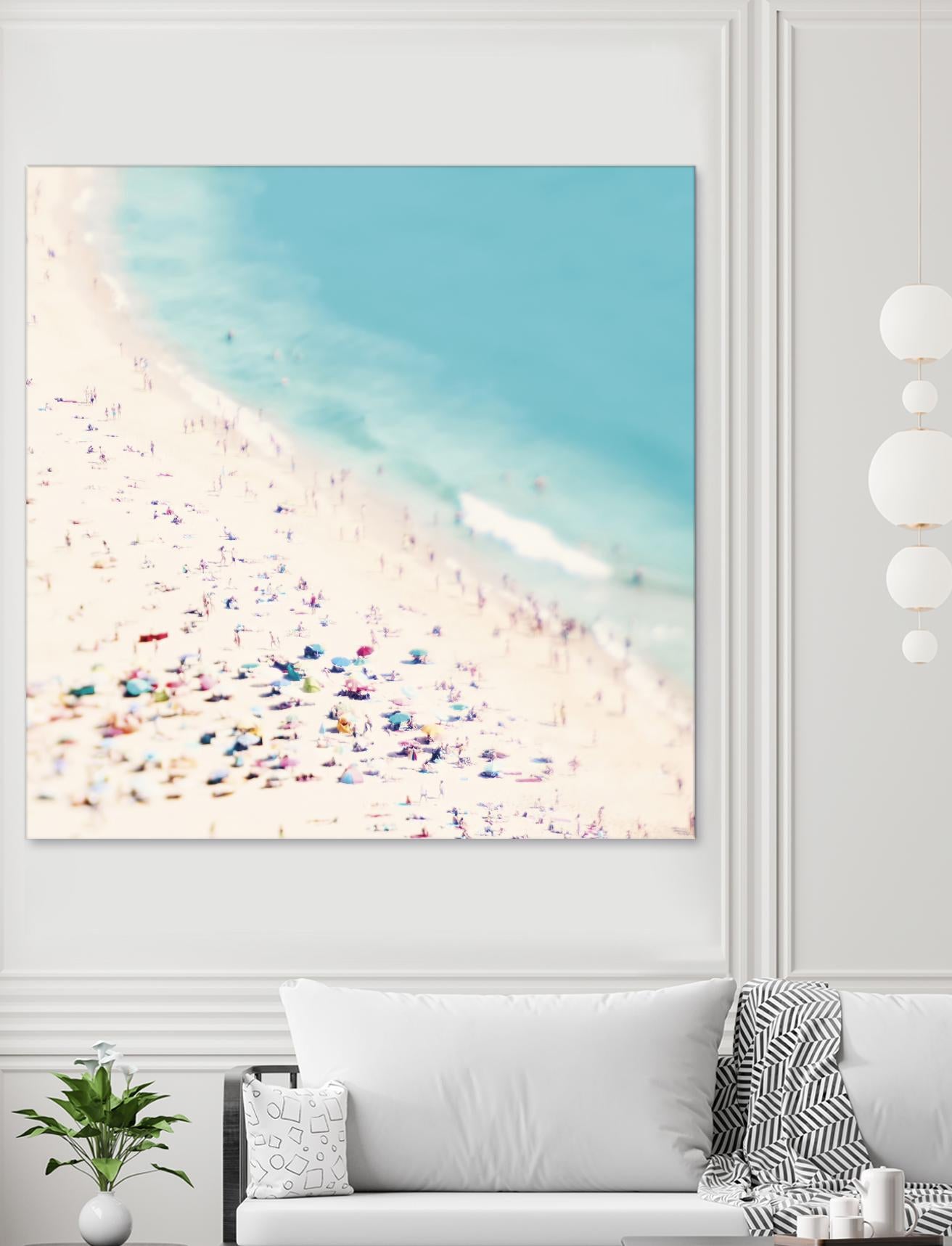 Beach Love by Ingrid Beddoes on GIANT ART - beige sea scene