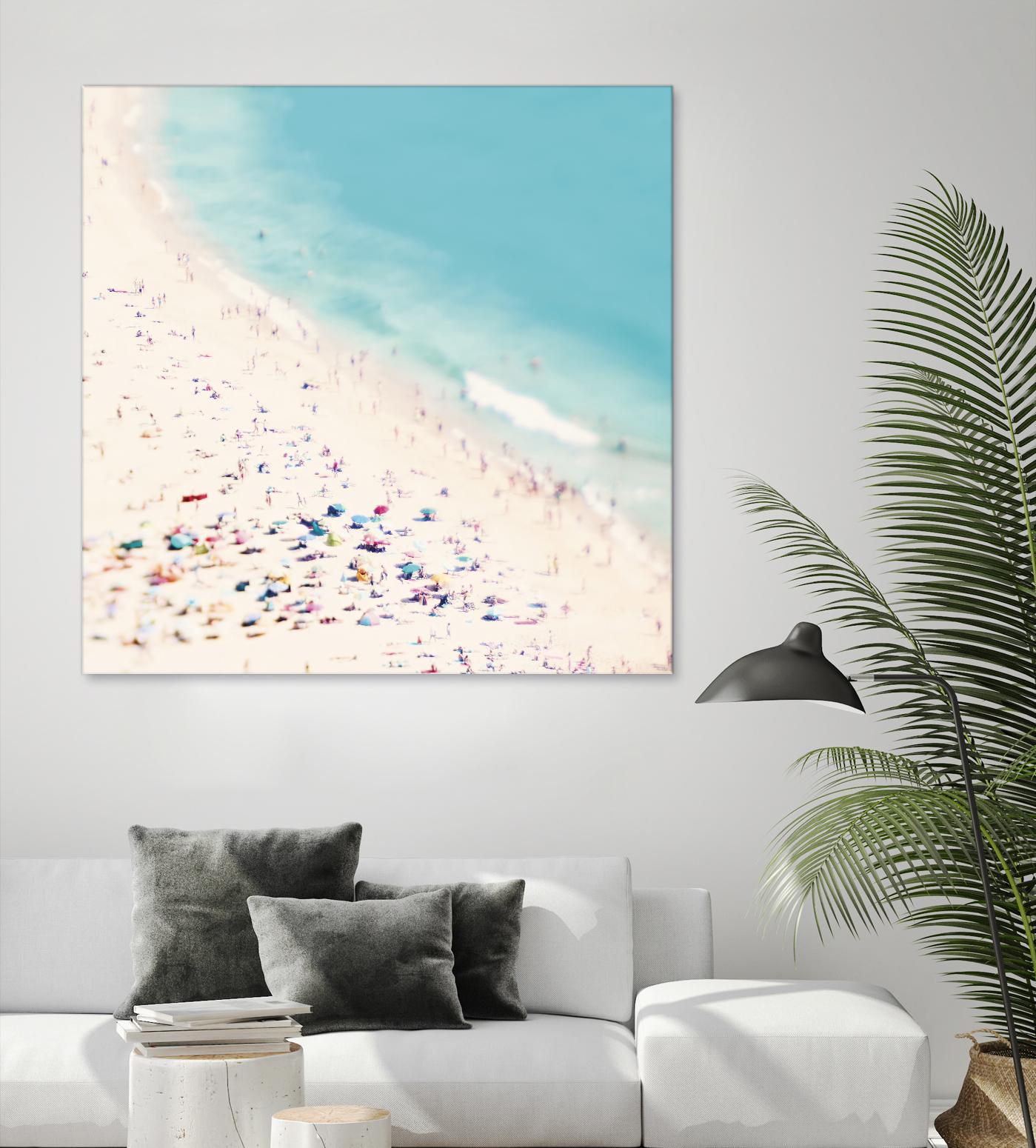 Beach Love by Ingrid Beddoes on GIANT ART - beige sea scene