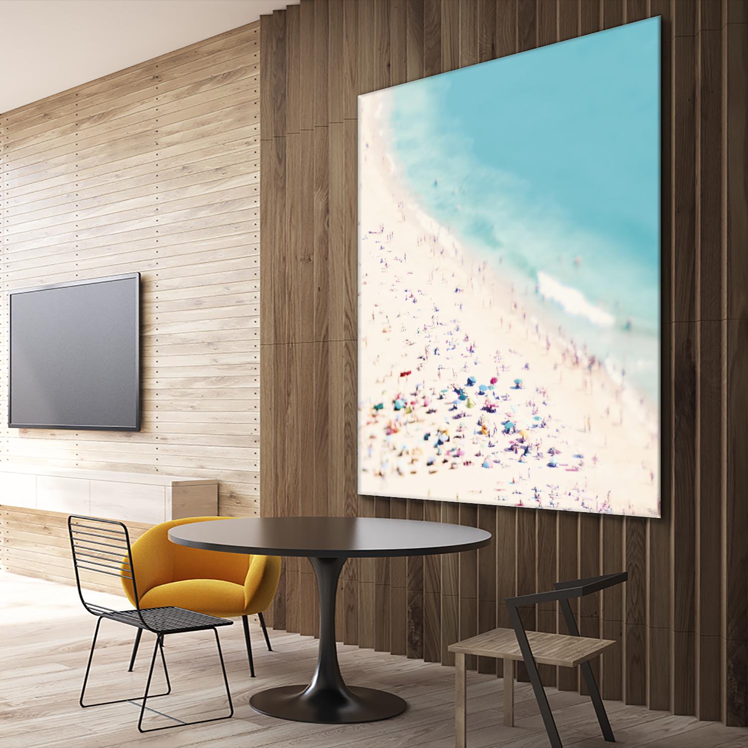 Beach Love by Ingrid Beddoes on GIANT ART - beige sea scene