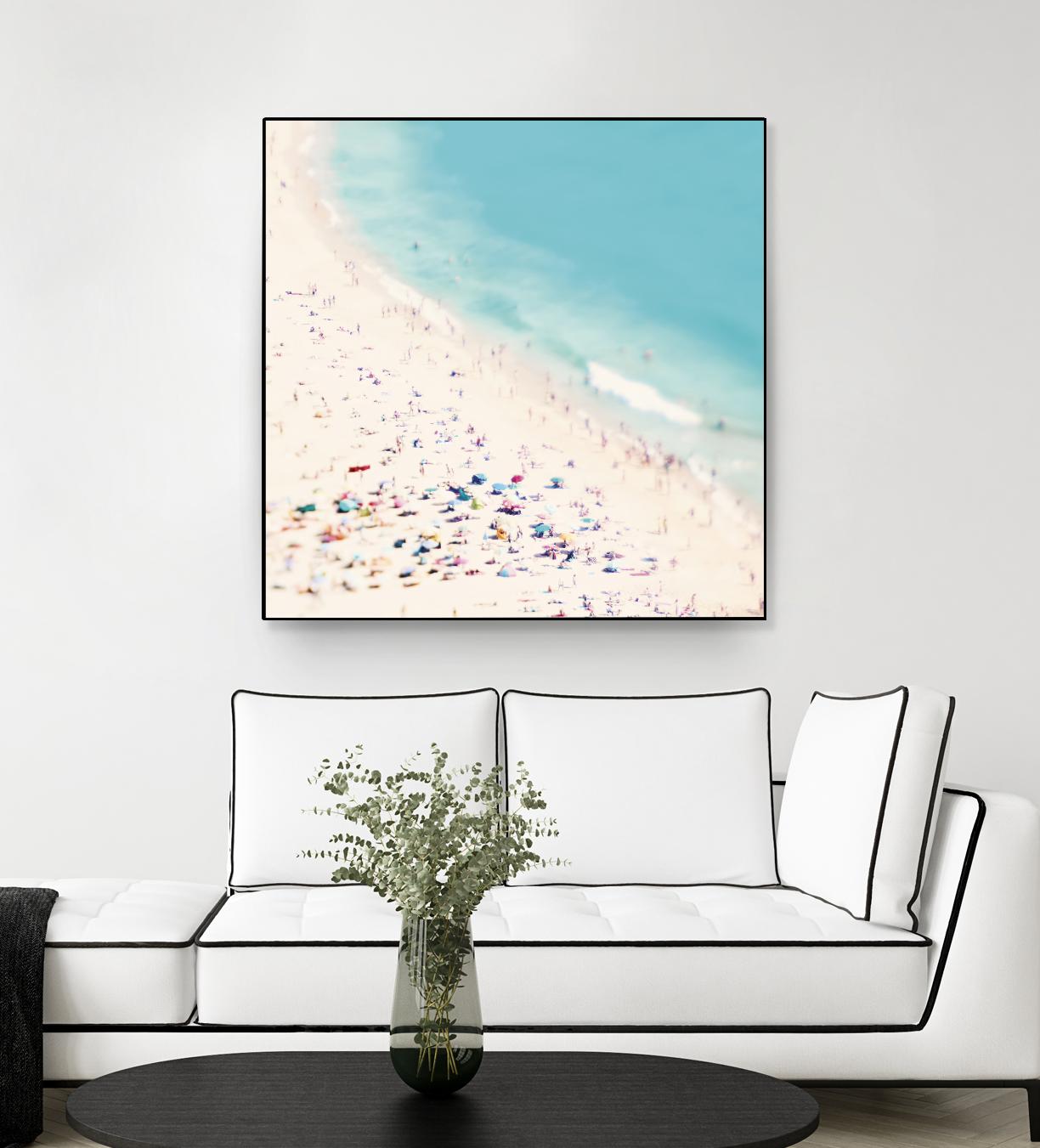 Beach Love by Ingrid Beddoes on GIANT ART - beige sea scene