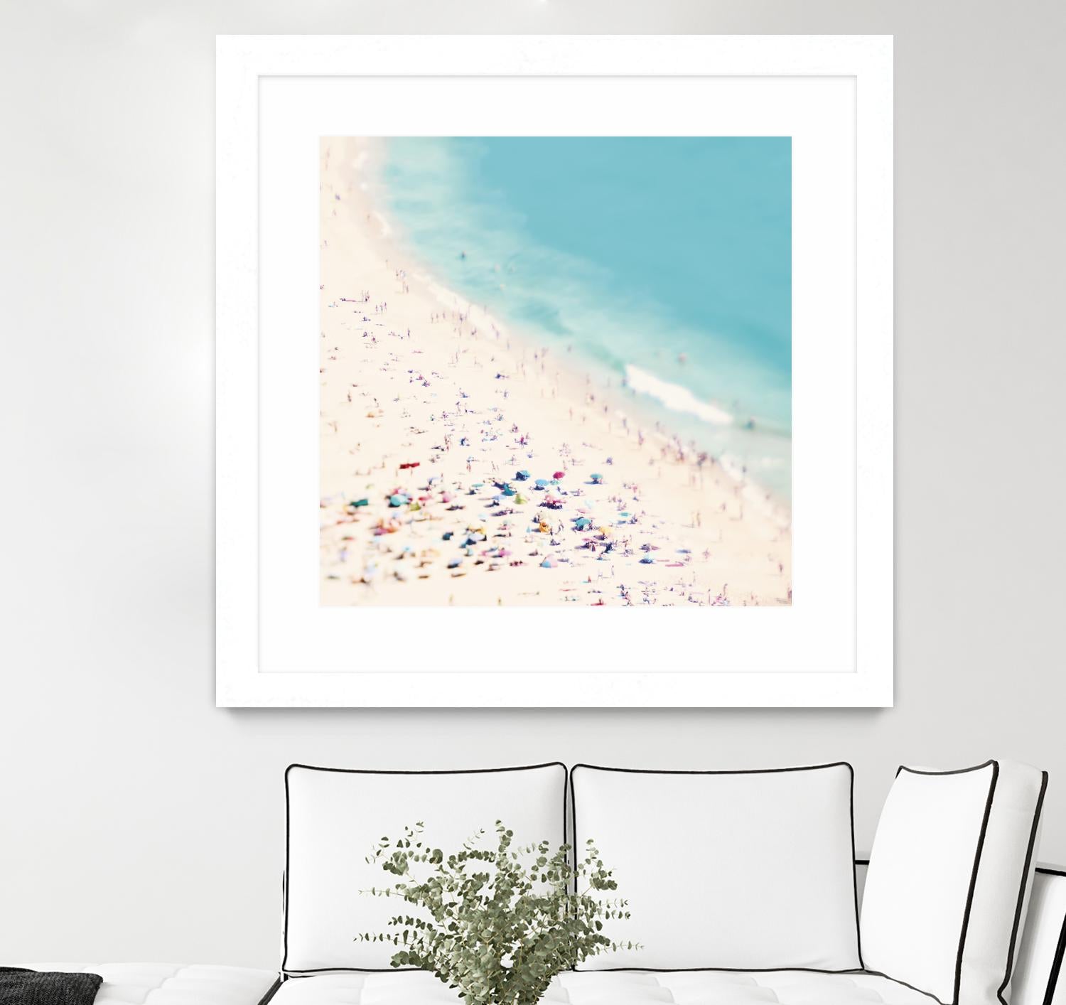 Beach Love by Ingrid Beddoes on GIANT ART - beige sea scene