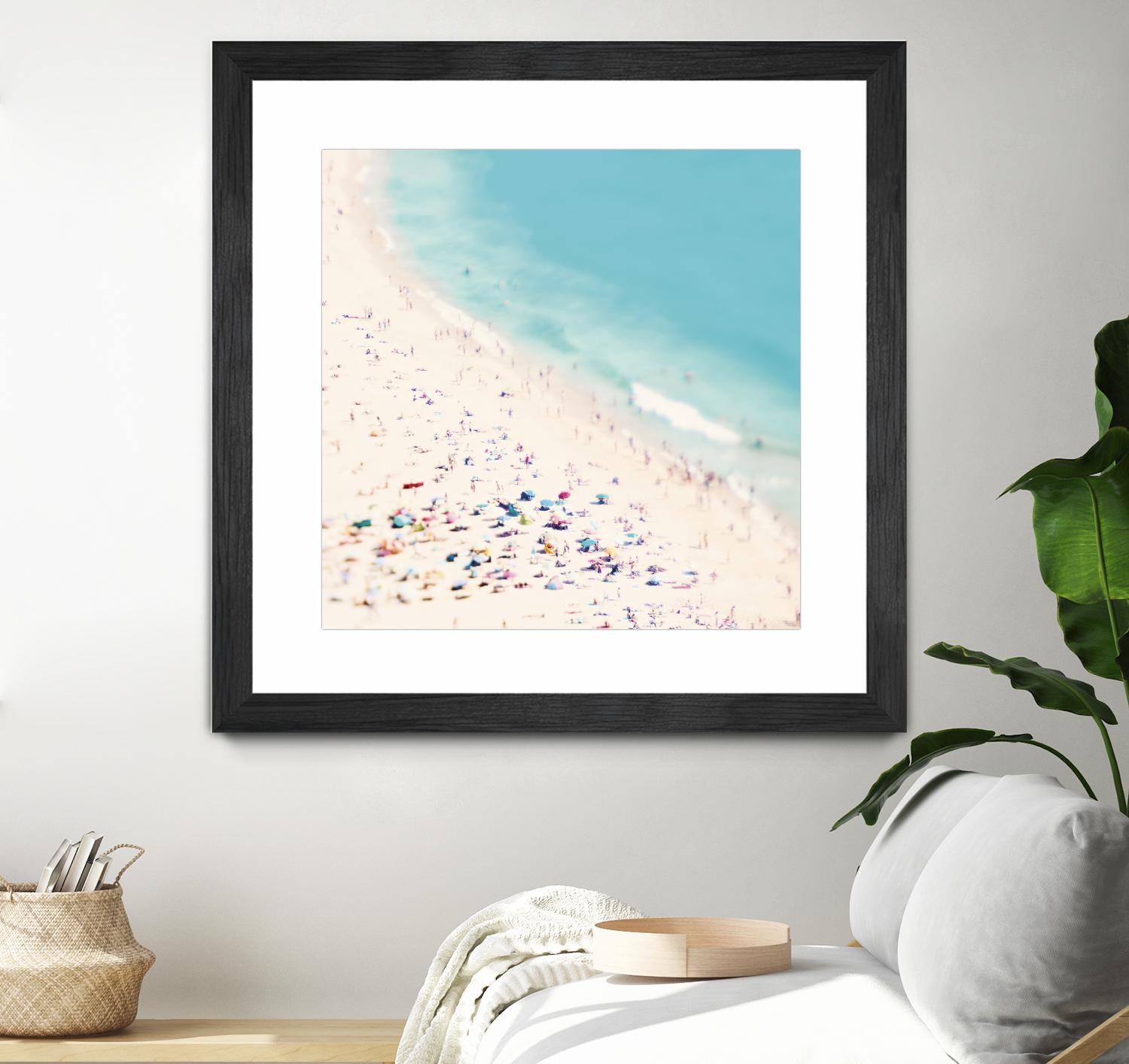 Beach Love by Ingrid Beddoes on GIANT ART - beige sea scene