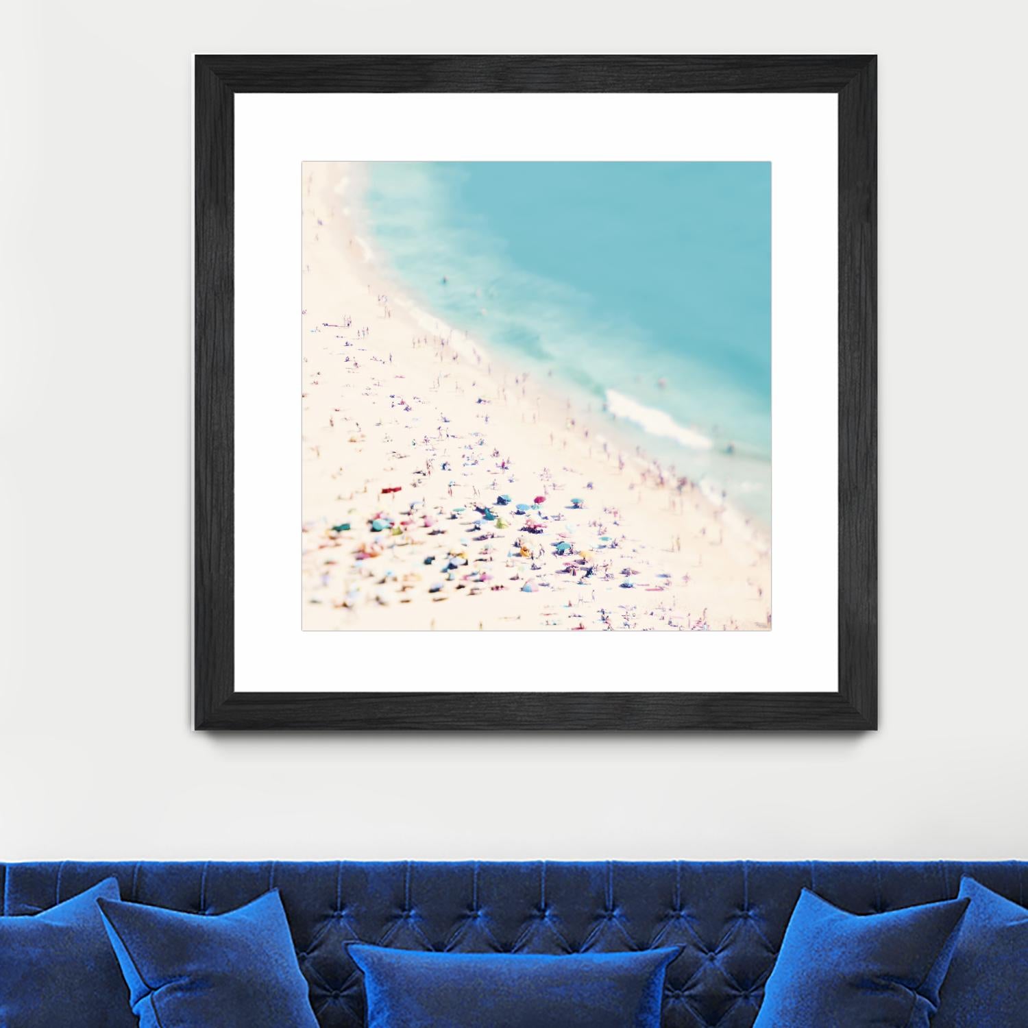 Beach Love by Ingrid Beddoes on GIANT ART - beige sea scene