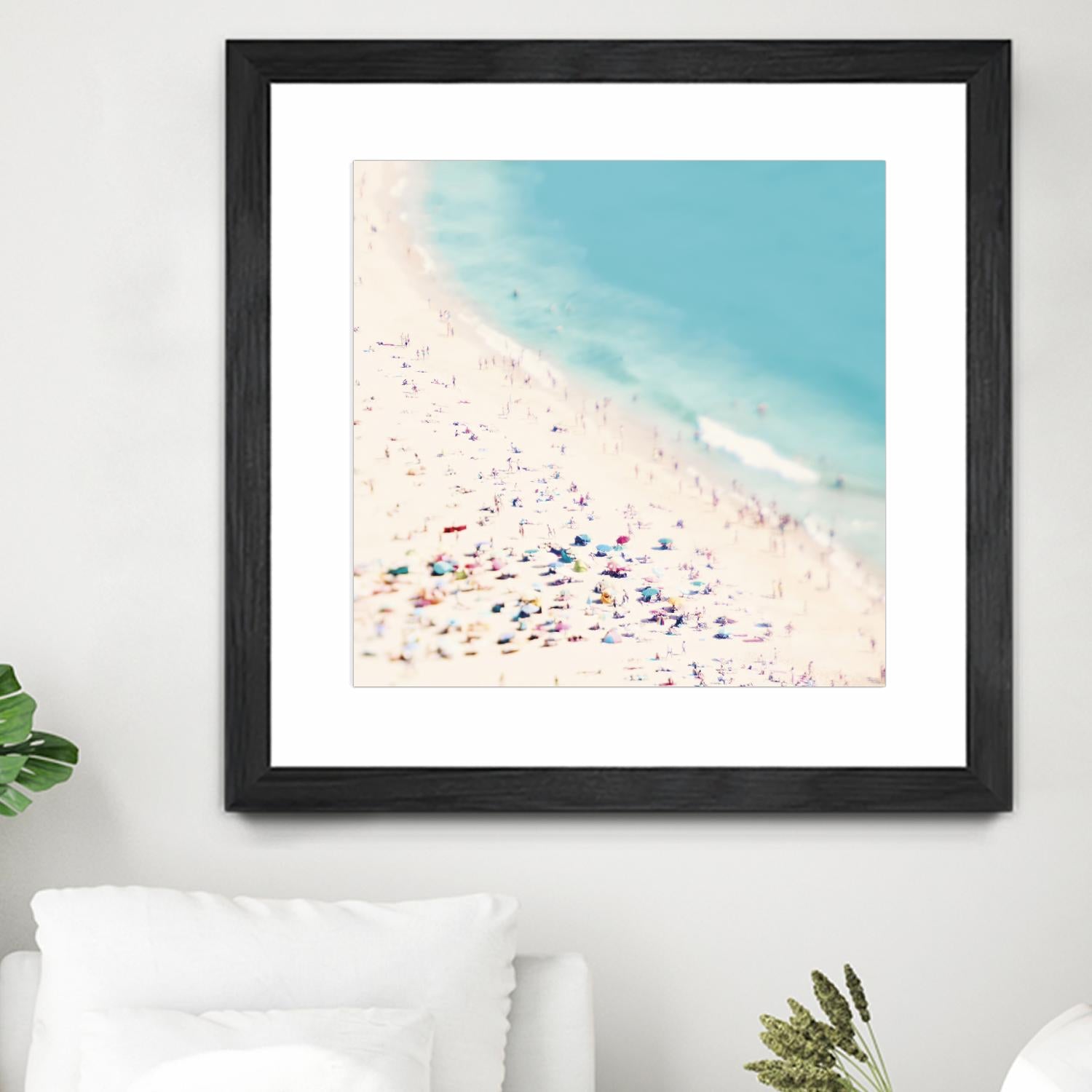 Beach Love by Ingrid Beddoes on GIANT ART - beige sea scene