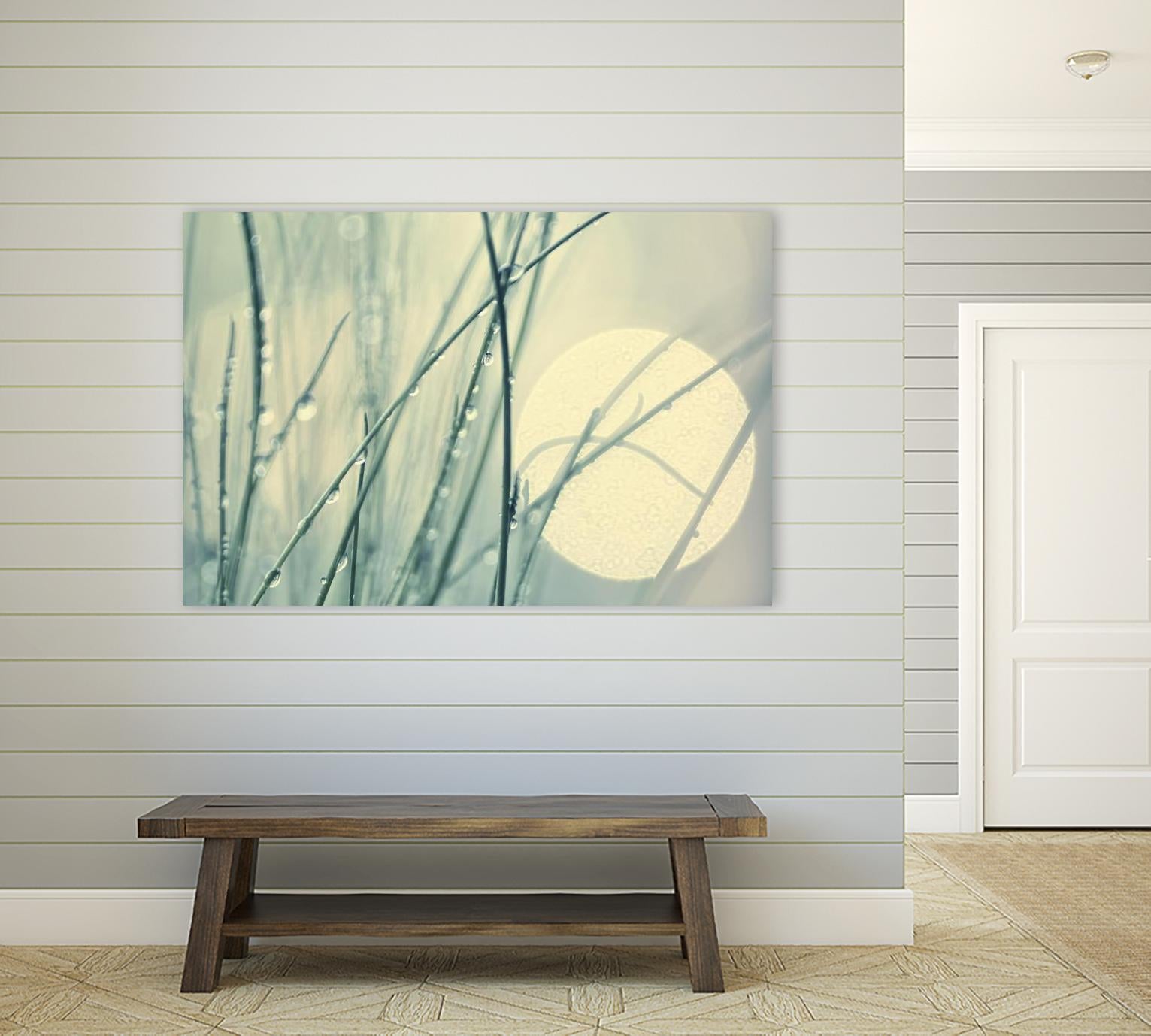 Morning Blues by Ingrid Beddoes on GIANT ART - beige photo art