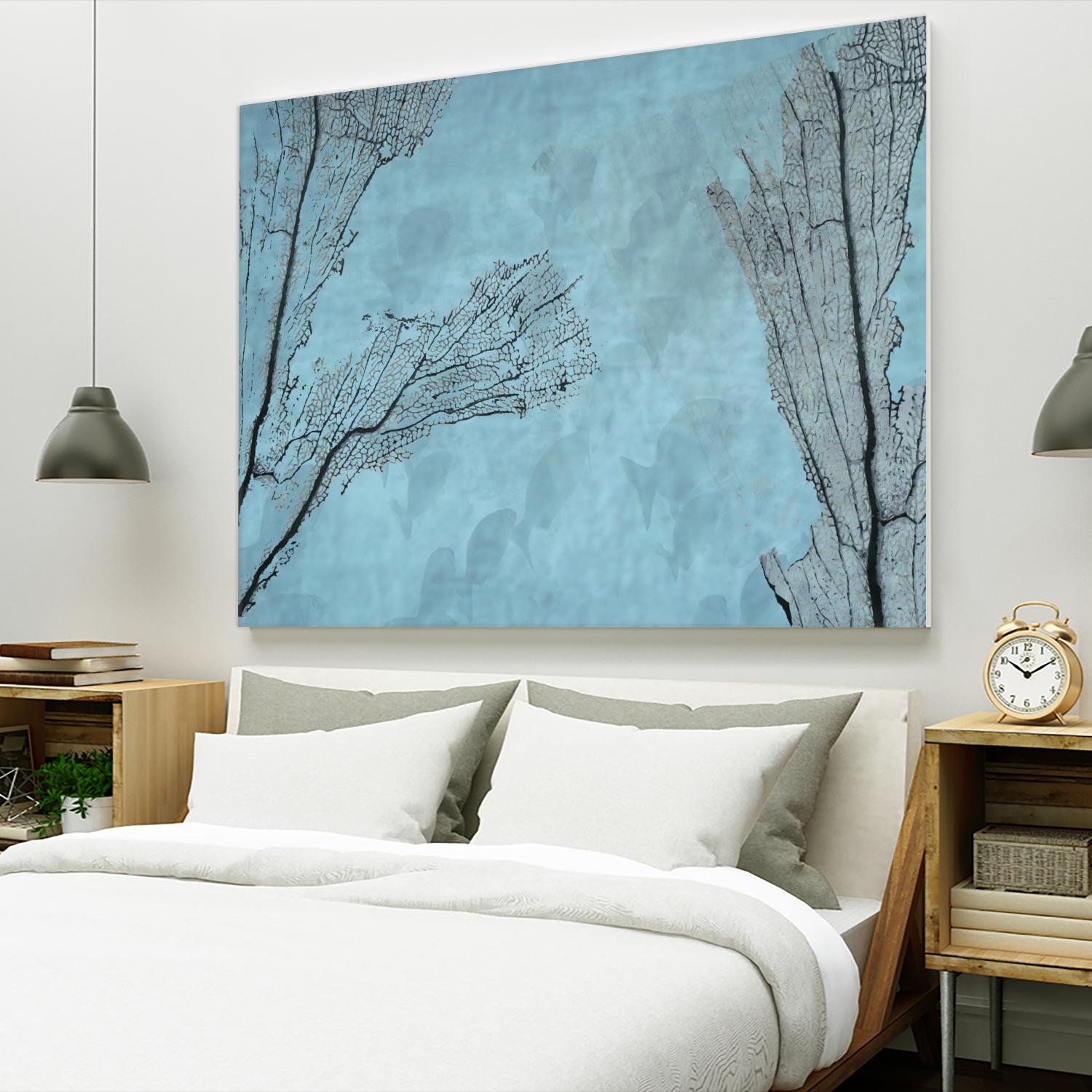 Coral II by Jessica Valner on GIANT ART - grey nautical