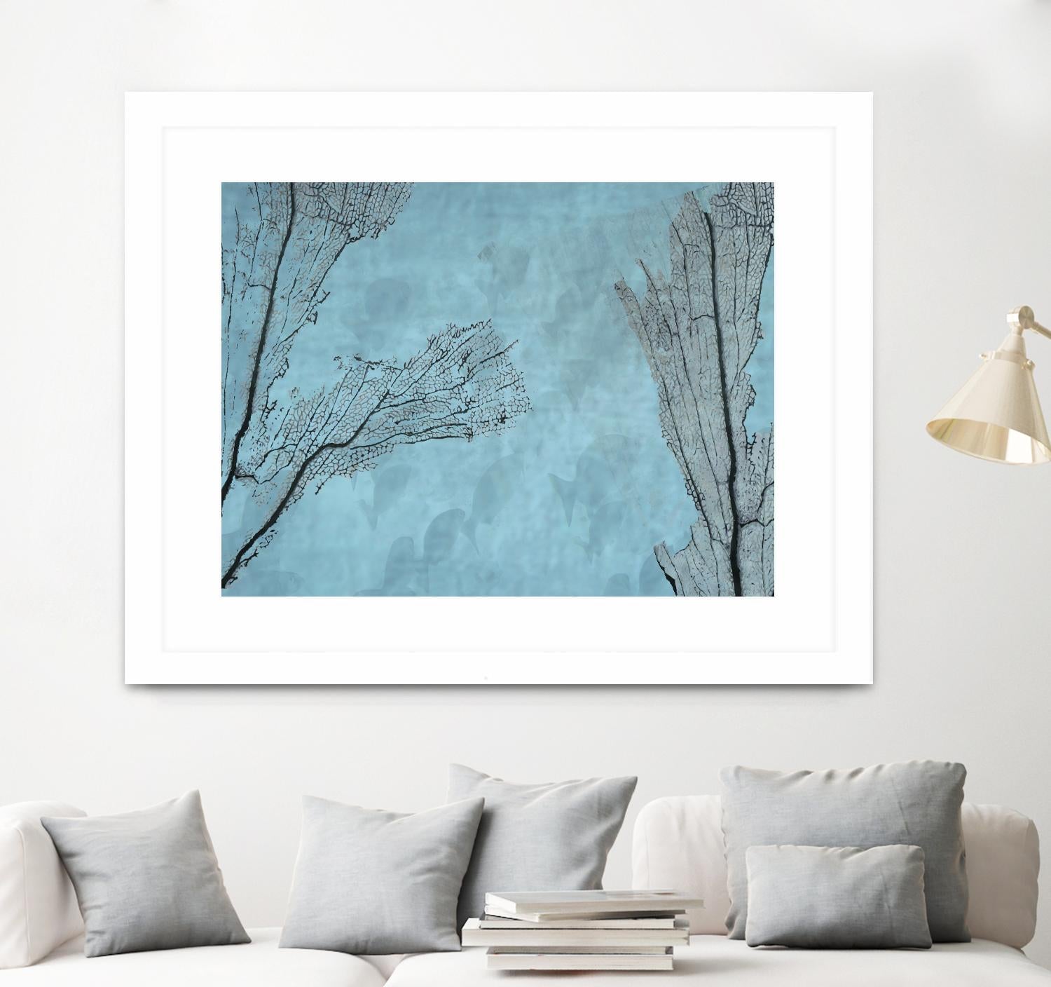 Coral II by Jessica Valner on GIANT ART - grey nautical