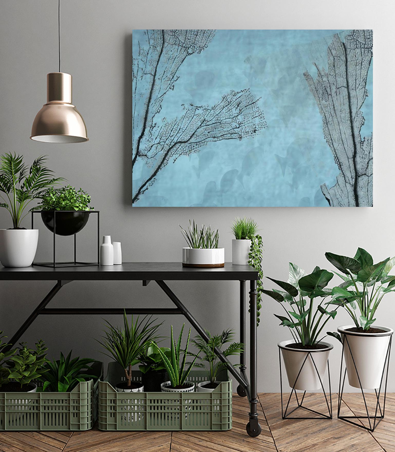 Coral II by Jessica Valner on GIANT ART - grey nautical