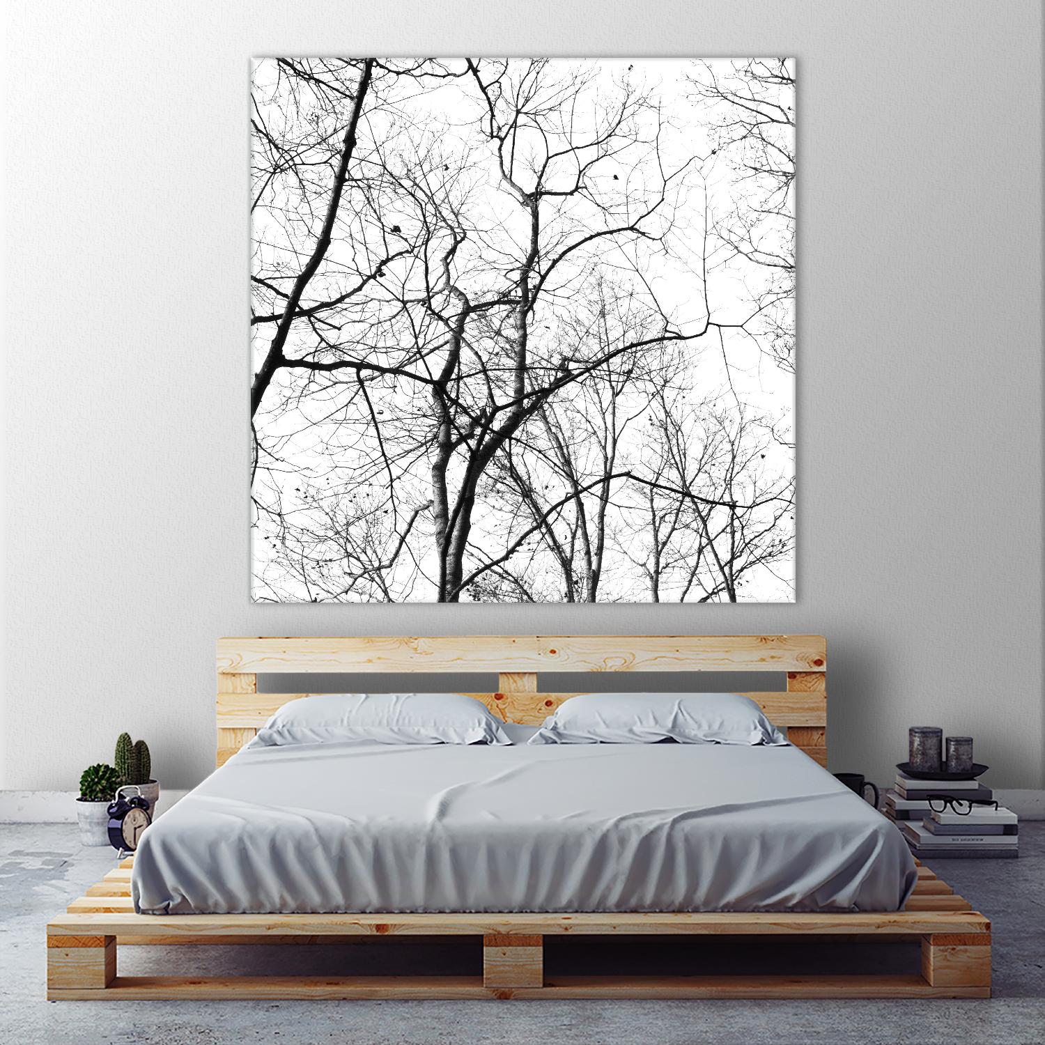 Billows I by Judy Stalus on GIANT ART - black trees